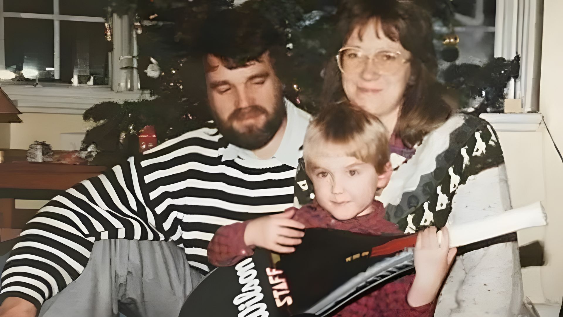 Tom Felton as a kid with his parents