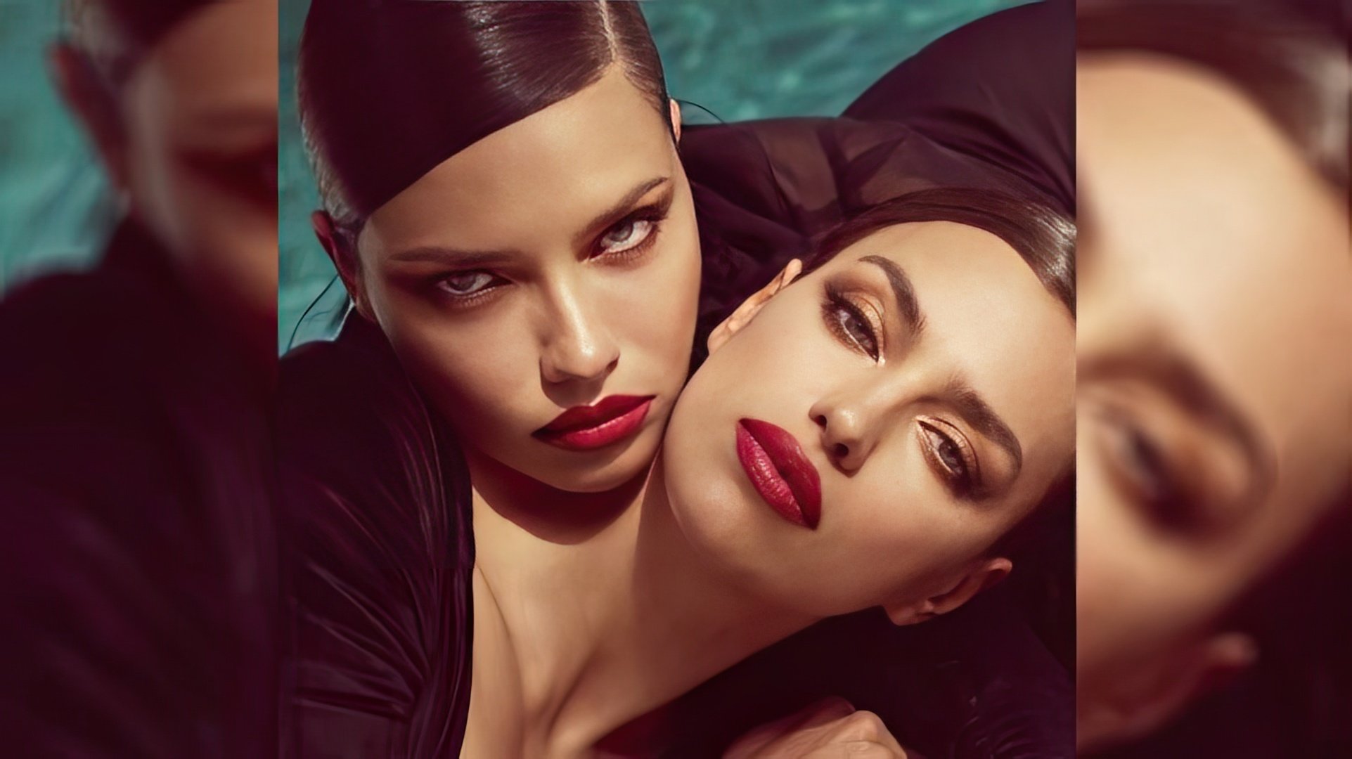 Adriana Lima and Irina Shayk look alike