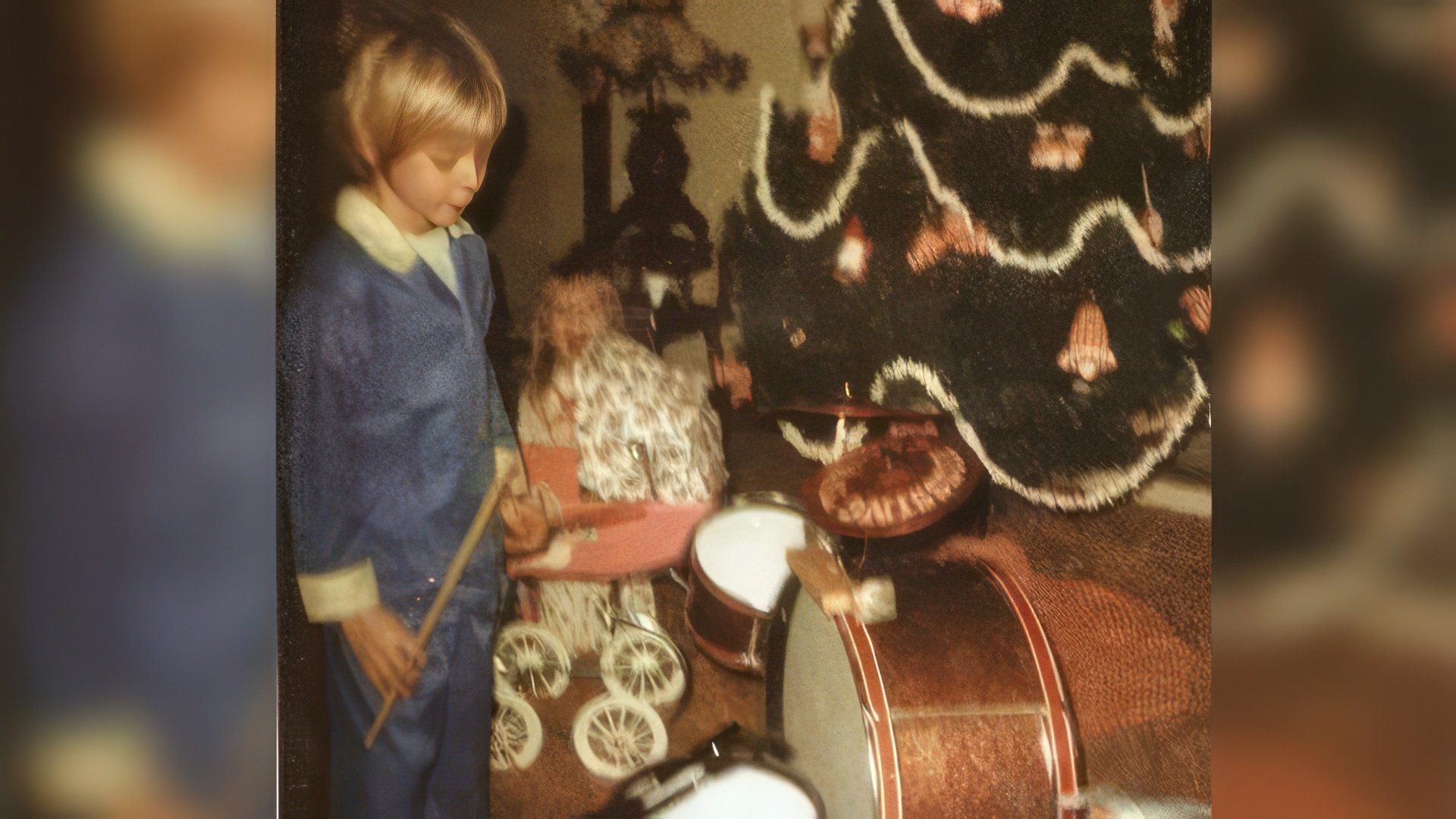 At 7, Kurt was Given a Drum Kit