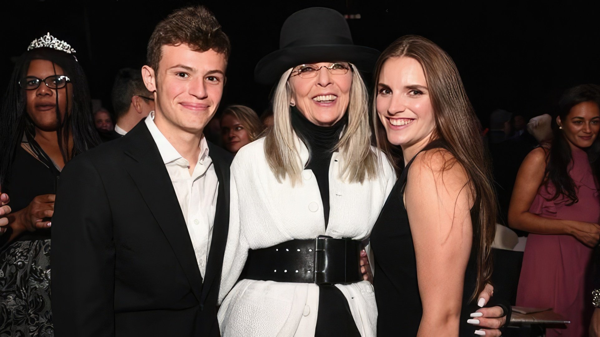 Diane Keaton with her children