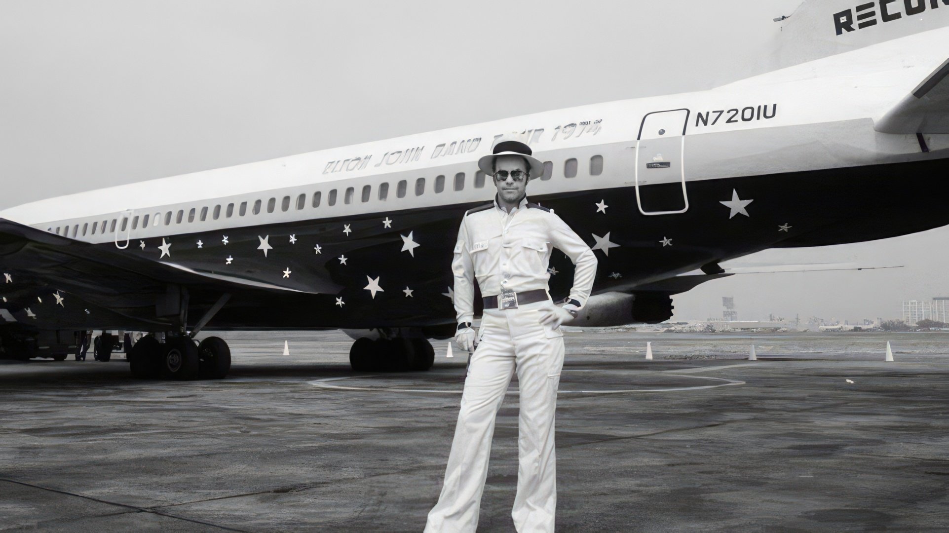 Elton John and his personal Boeing