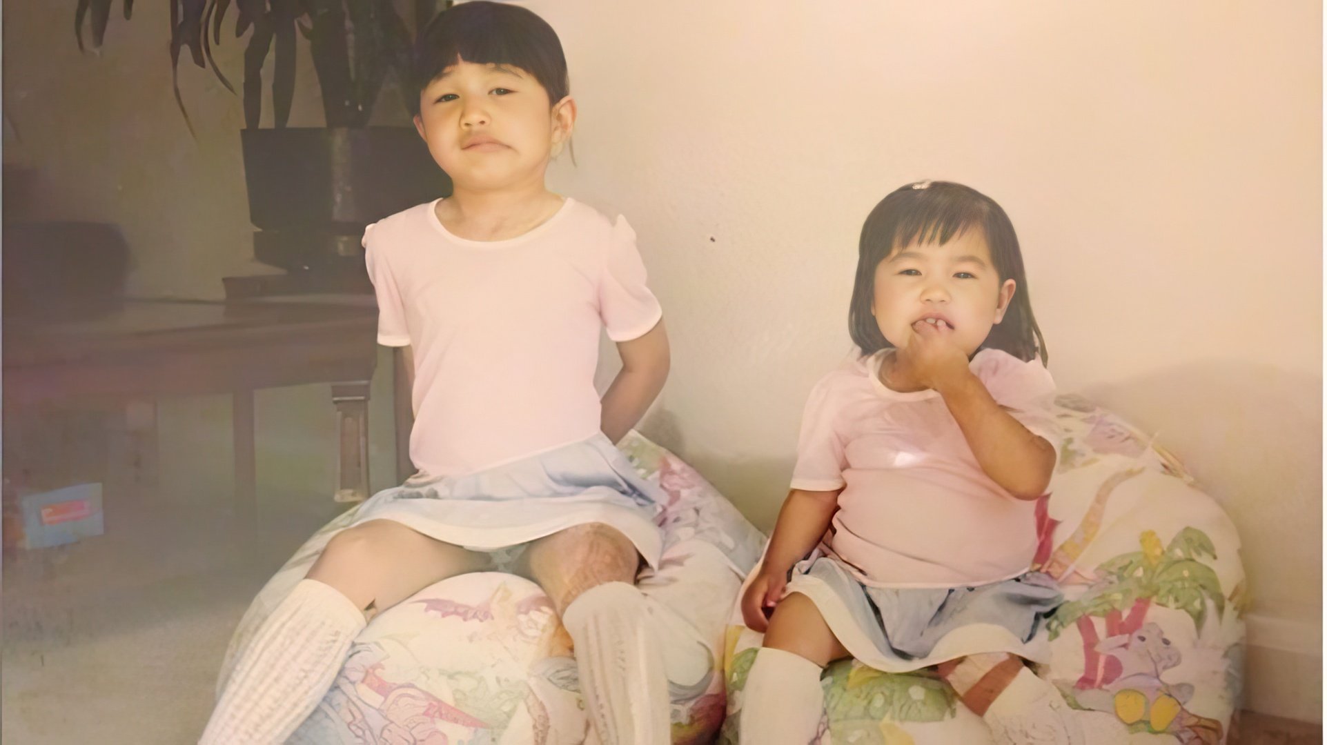 Gemma Chan as a child
