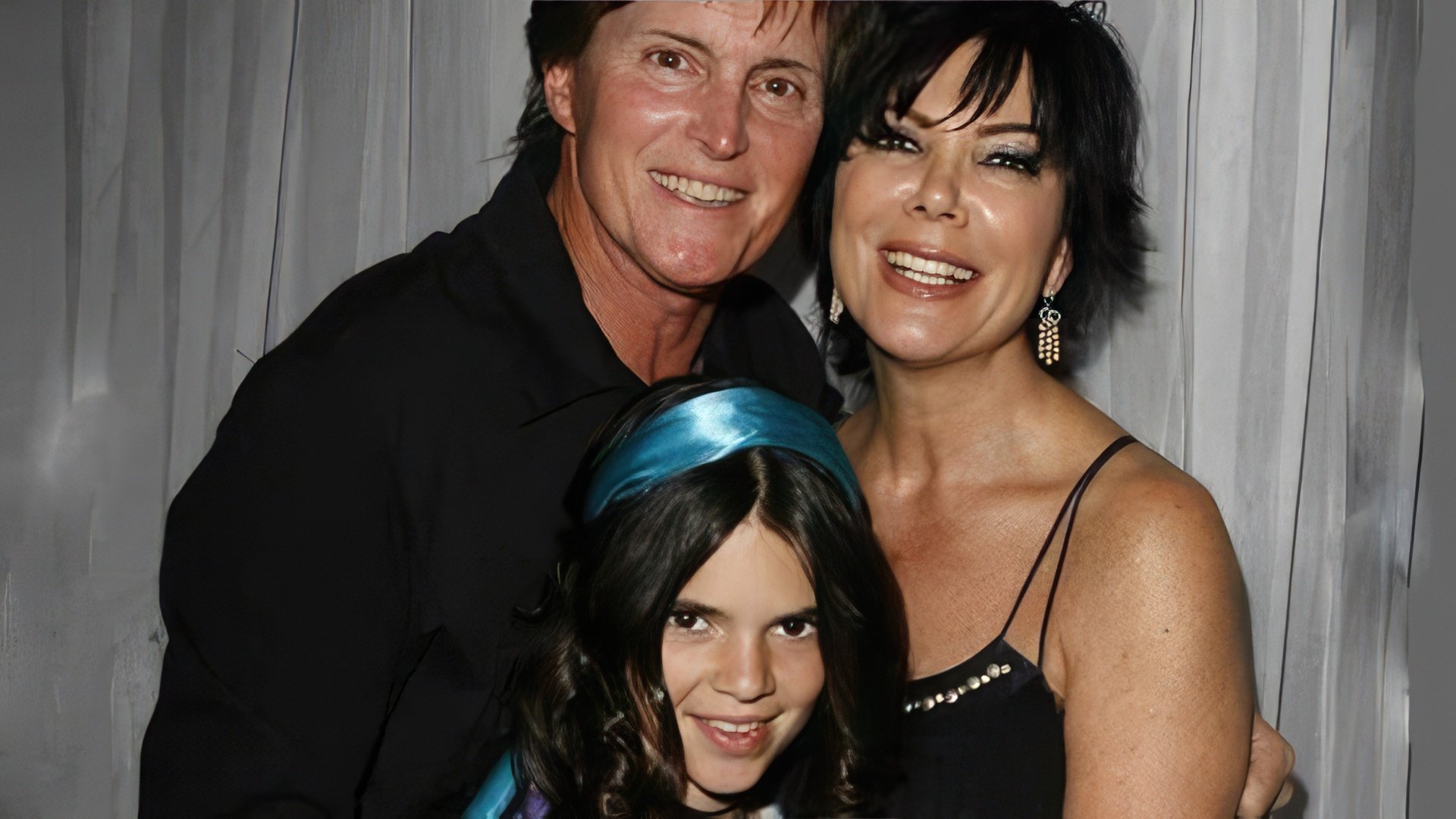 Kendall Jenner with her parents