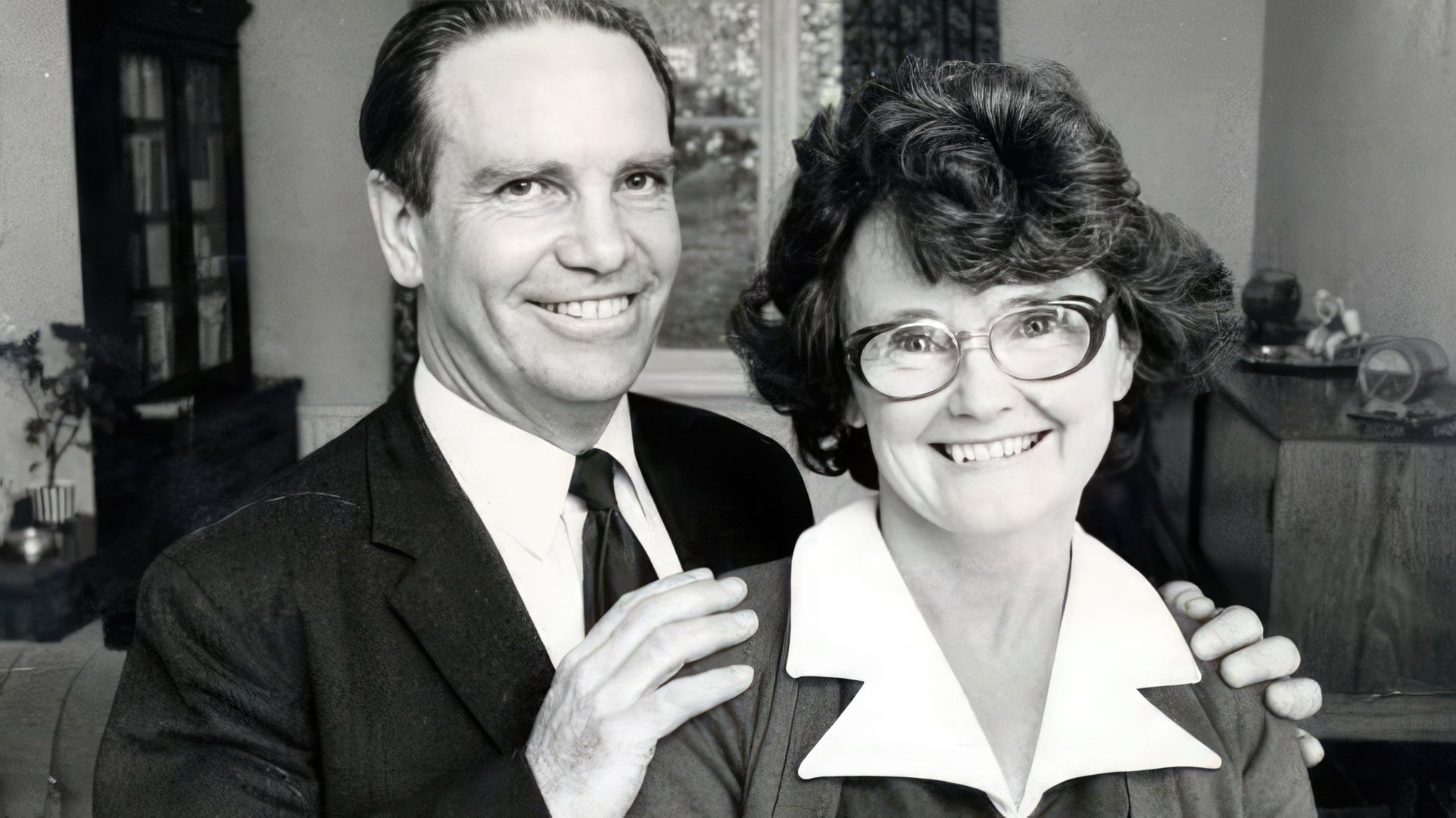 Stanley Dwight, Elton John's father, with his second wife Edna