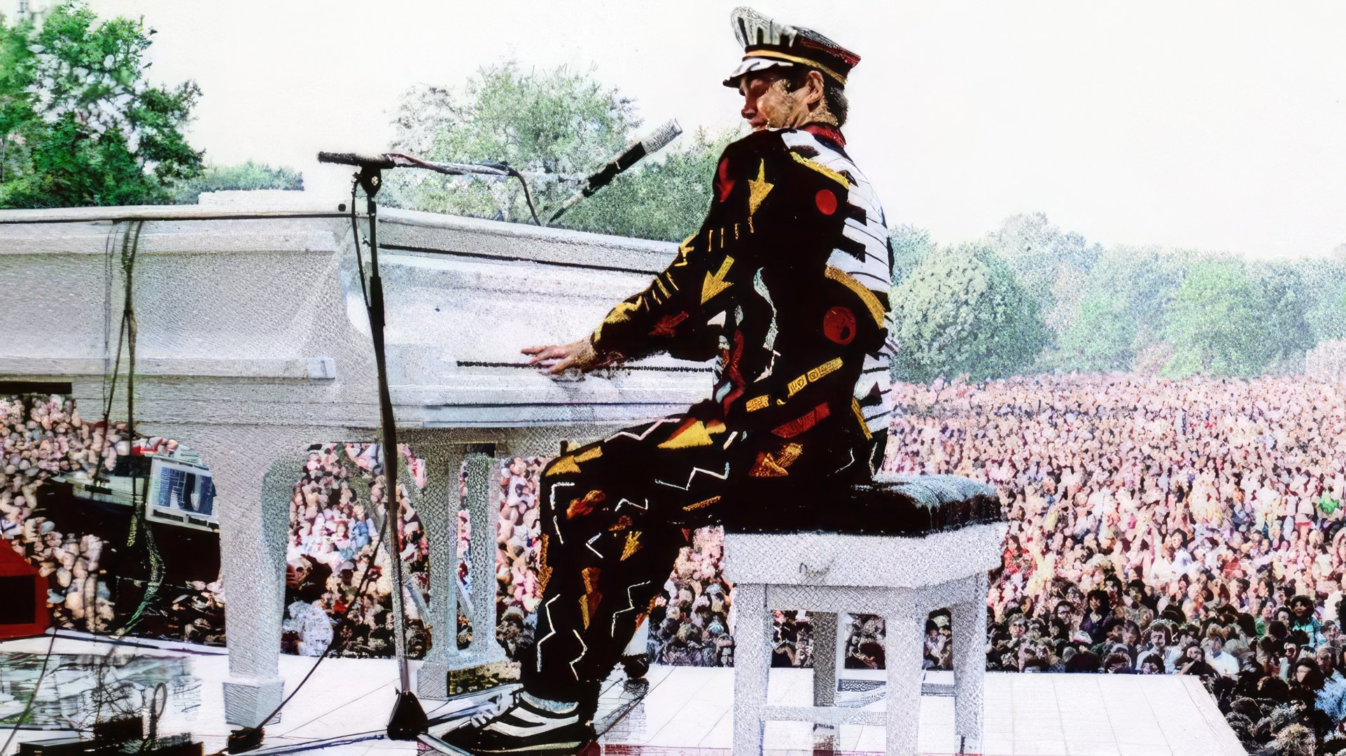 The musician's free concert drew 400,000 people