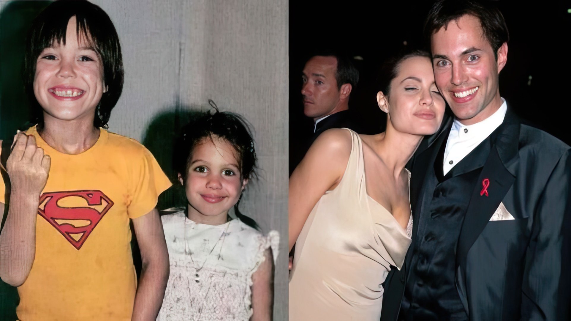 Angelina Jolie and her brother James Haven