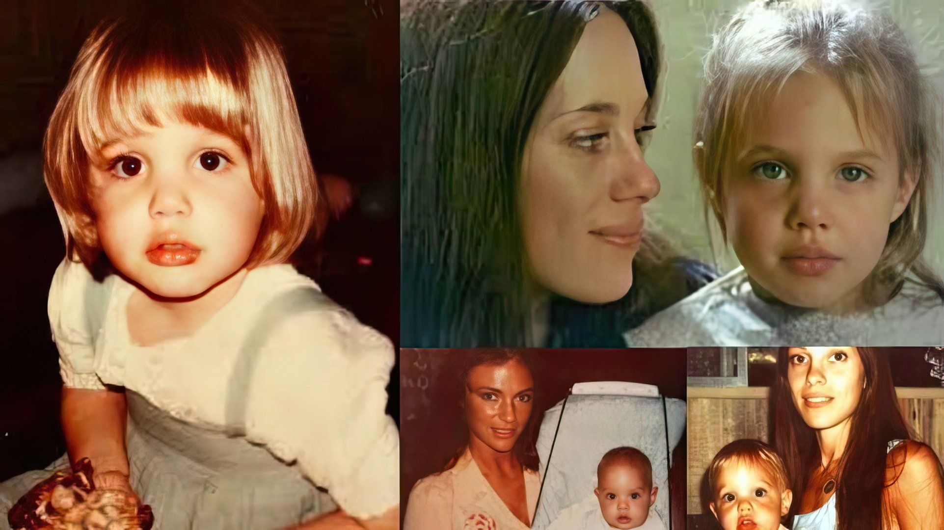 Angelina Jolie in childhood