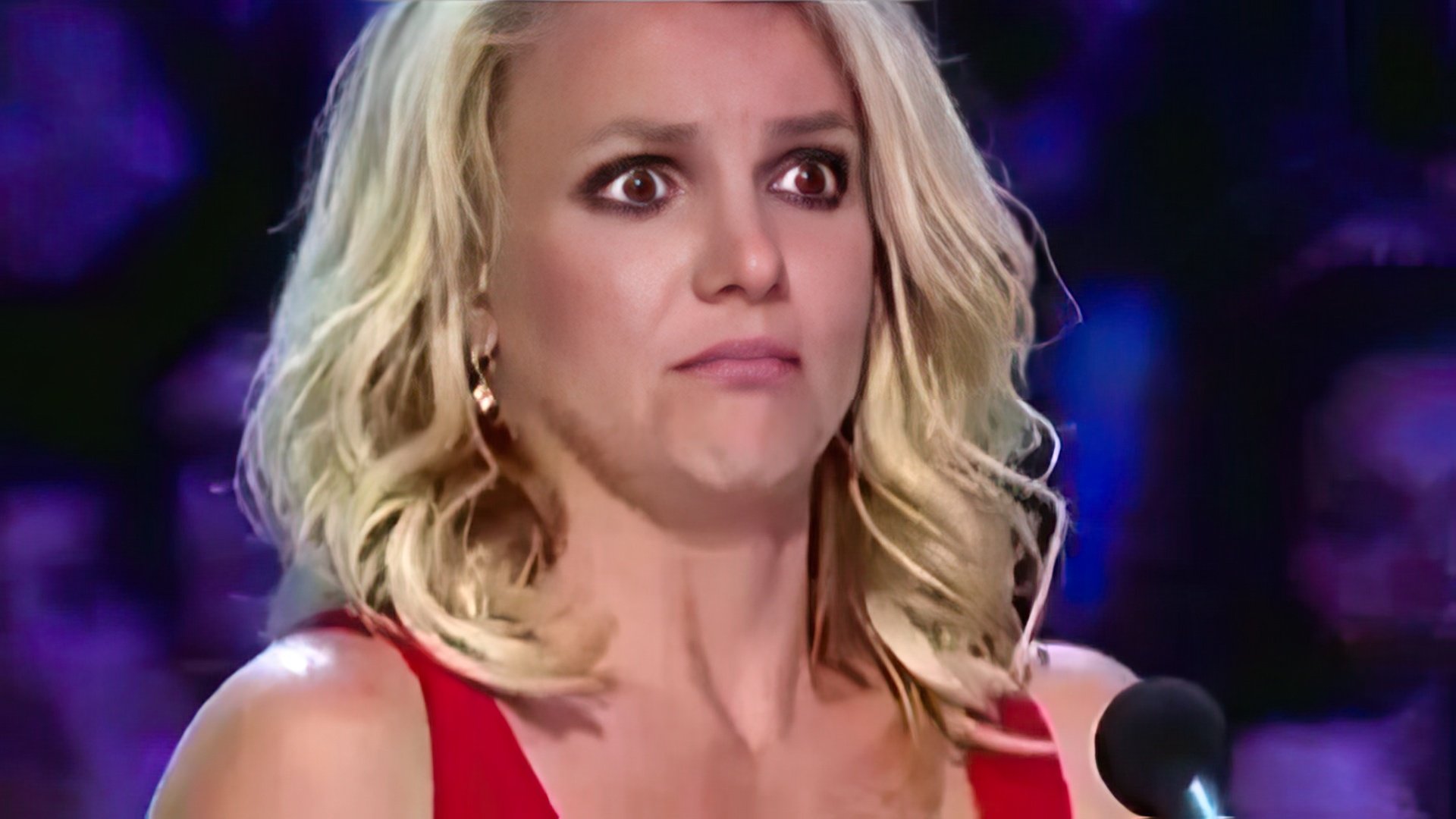 Britney Spears was a judge on the talent show 