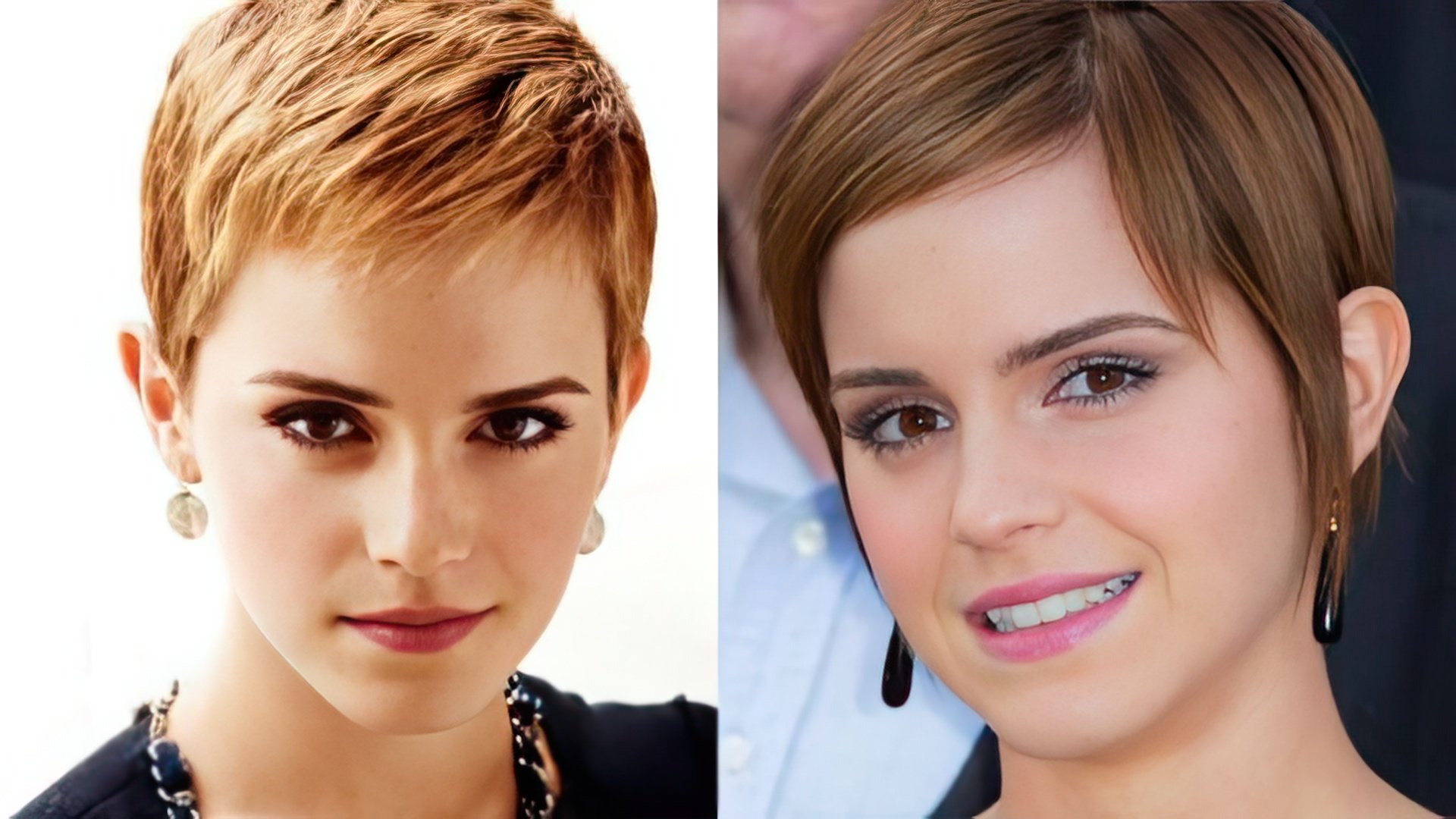 Emma Watson with a short haircut