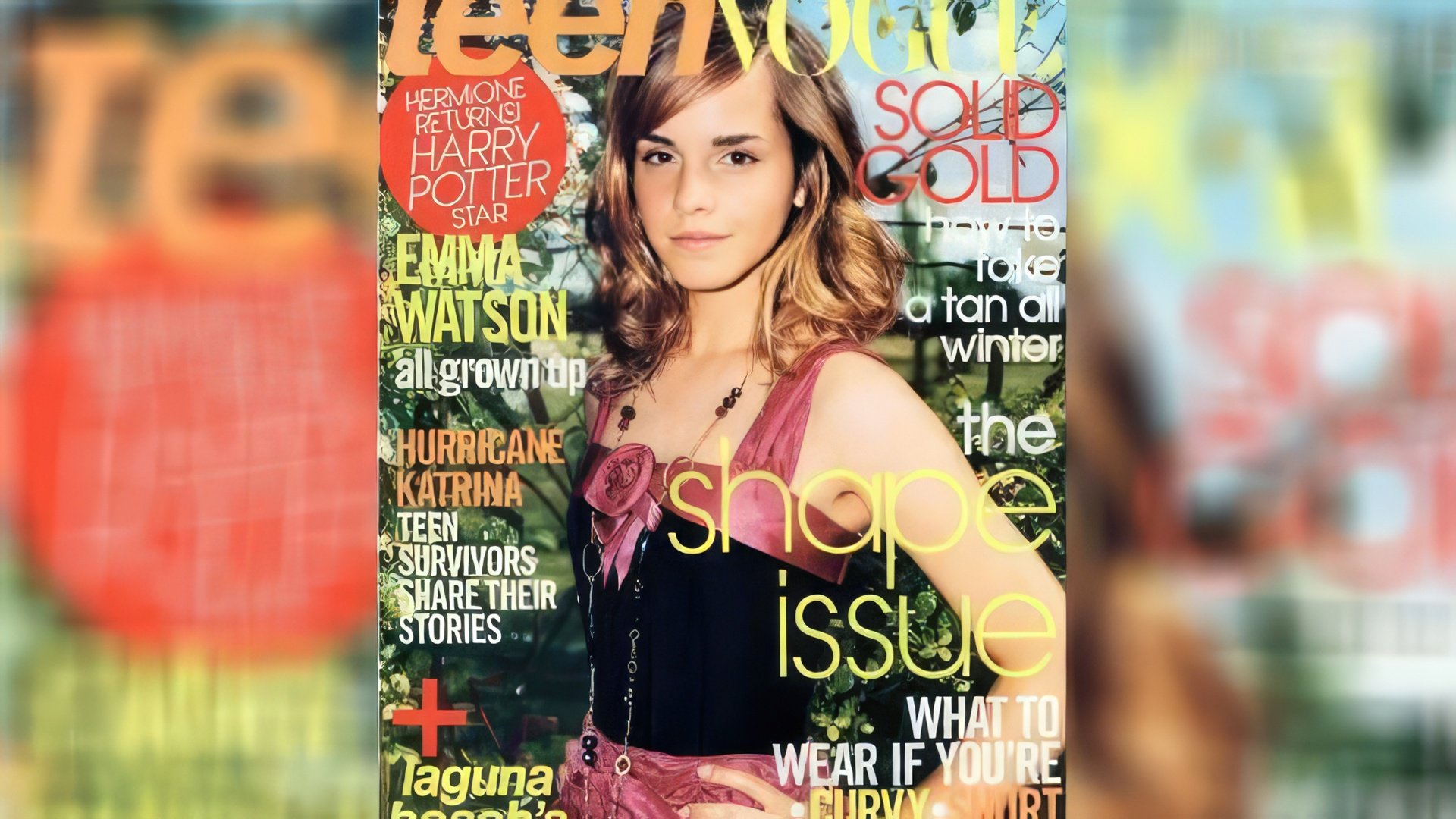 Emma Watson's first shoot for Teen Vogue