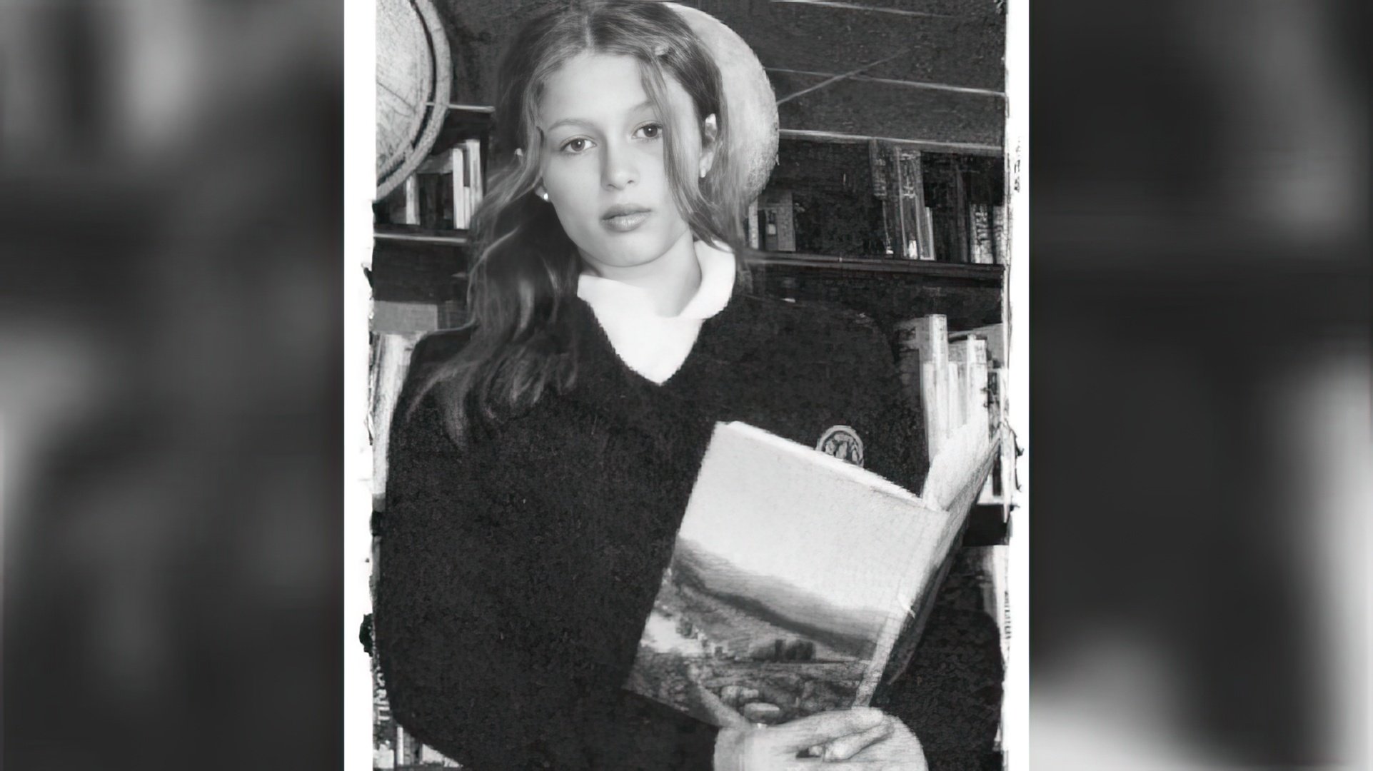 Paris Hilton during her school years