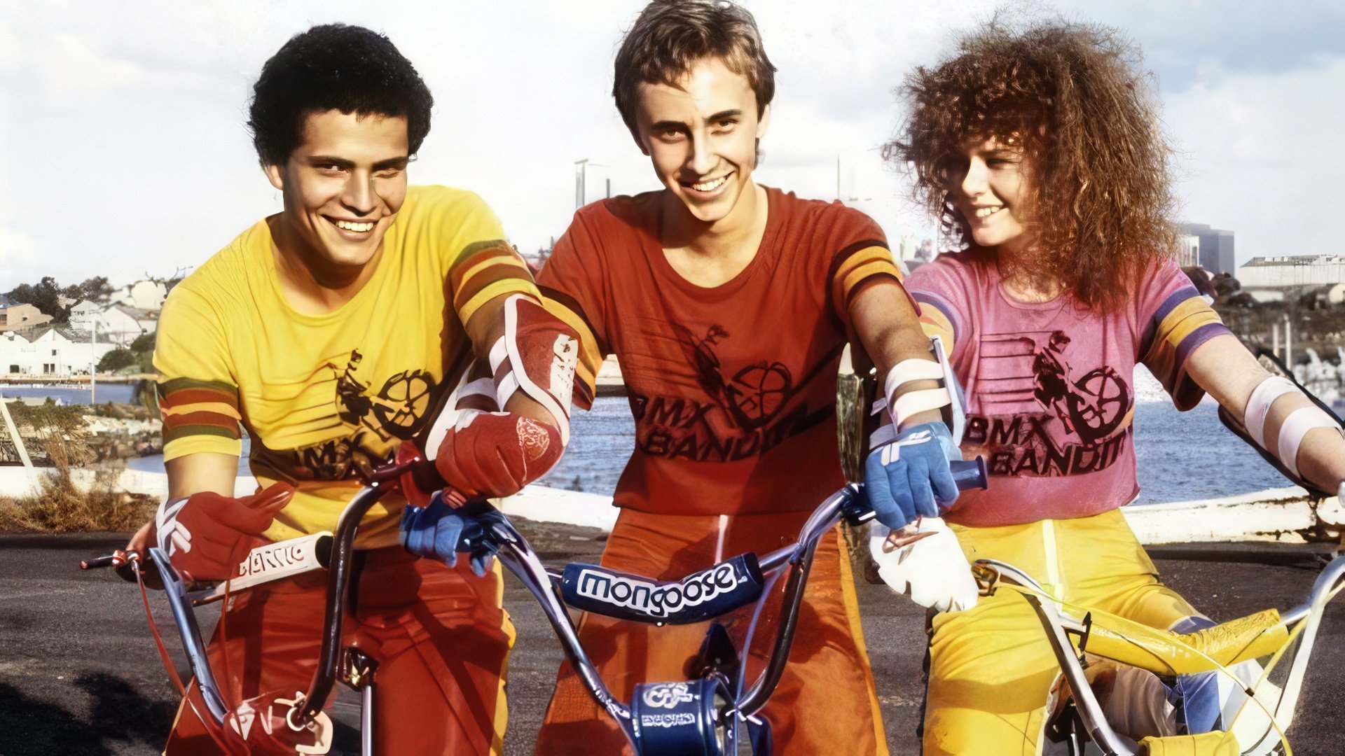 A shot from the movie "BMX Bandits"
