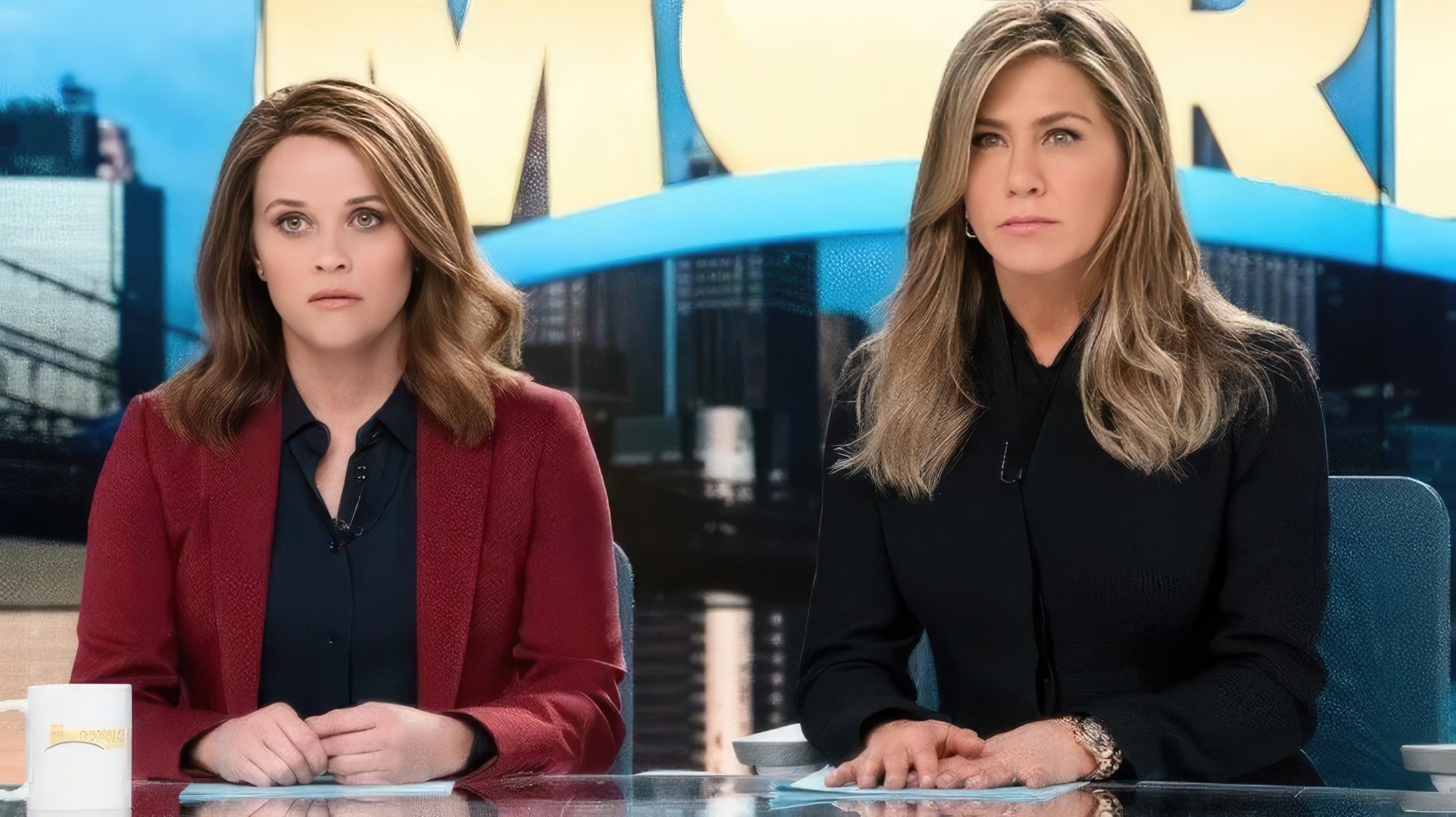 Jennifer Aniston and Reese Witherspoon in 'The Morning Show'