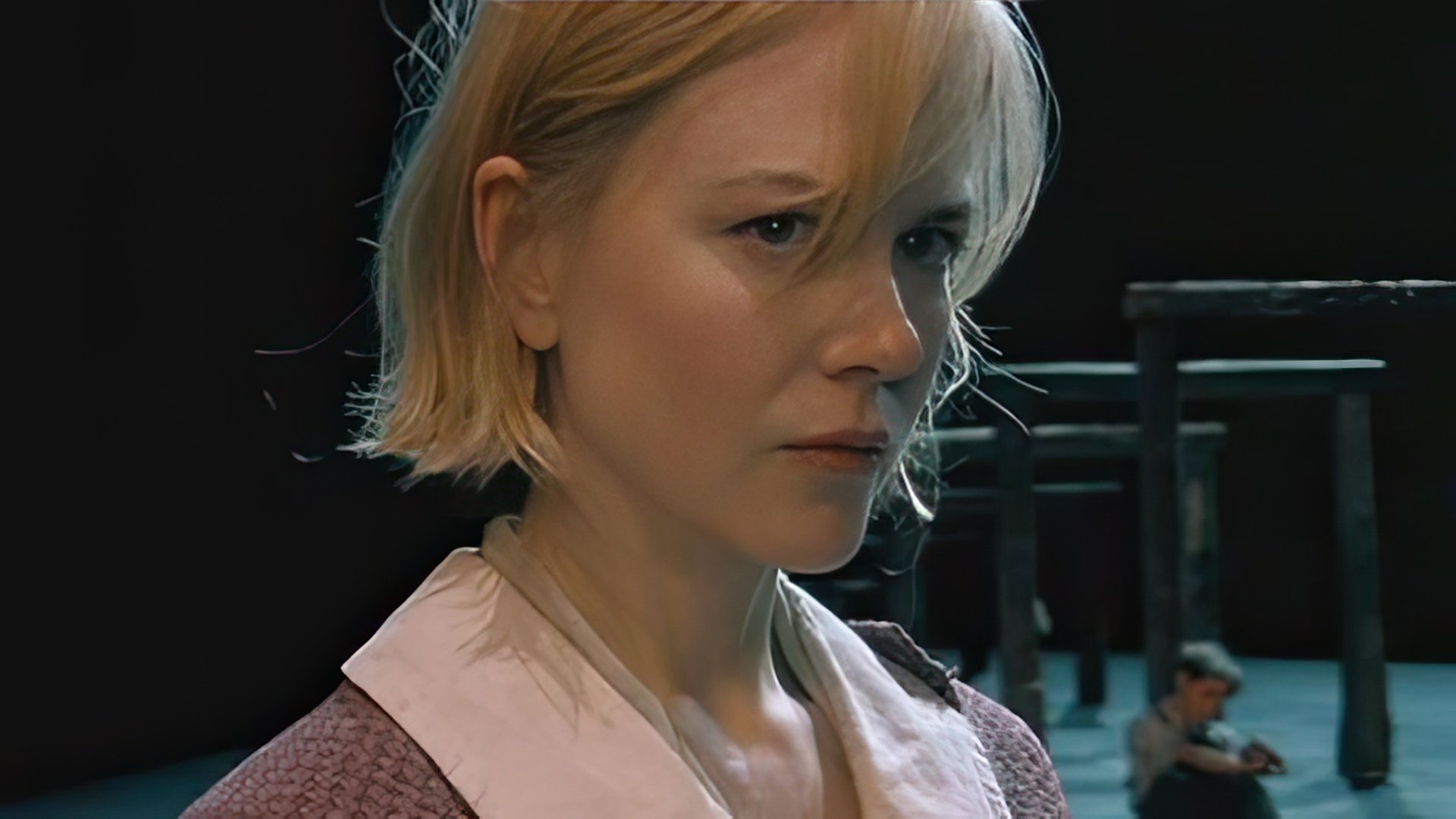 Nicole Kidman in the drama Dogville by von Trier
