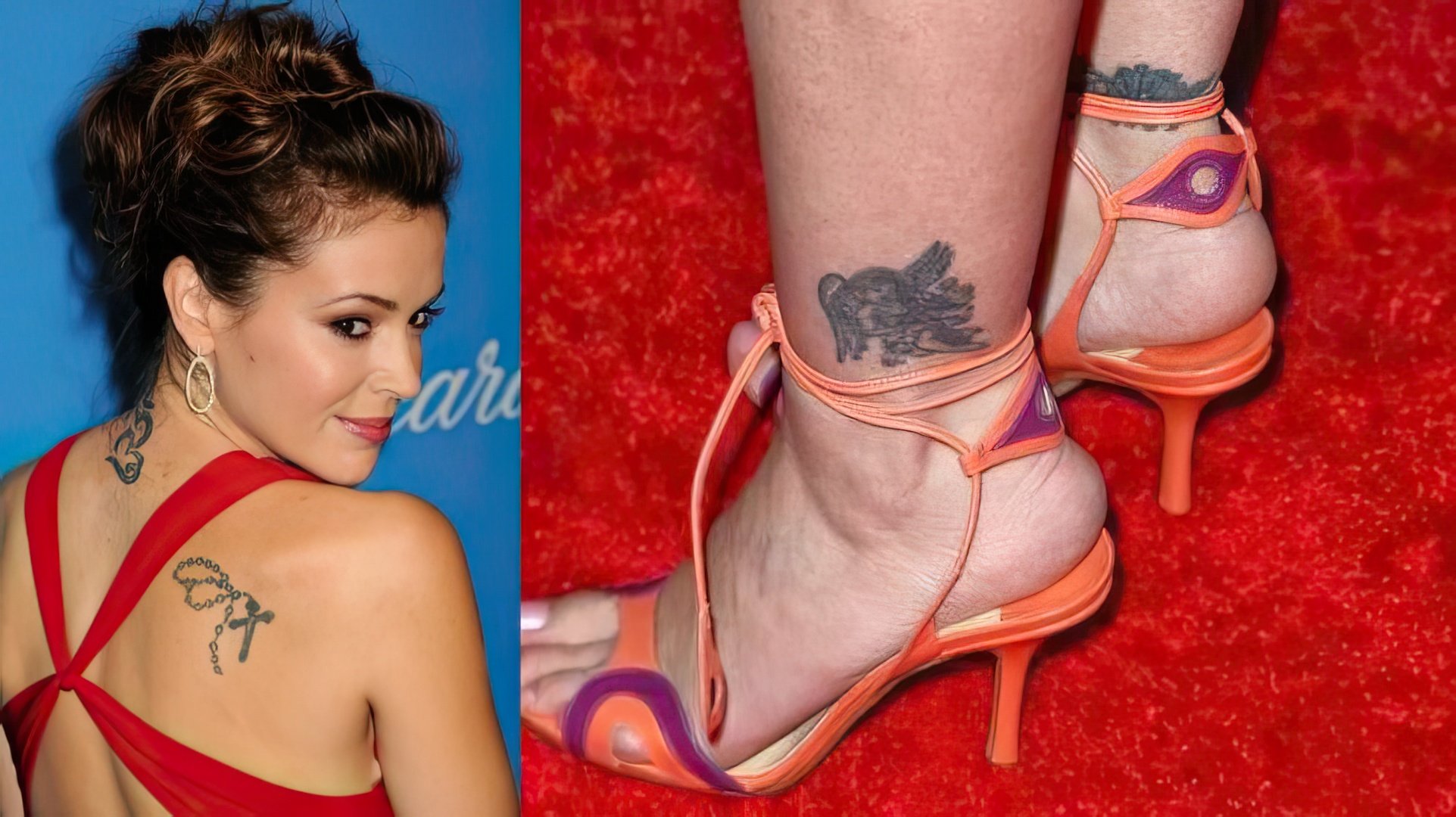 Part of Alyssa Milano's tattoos