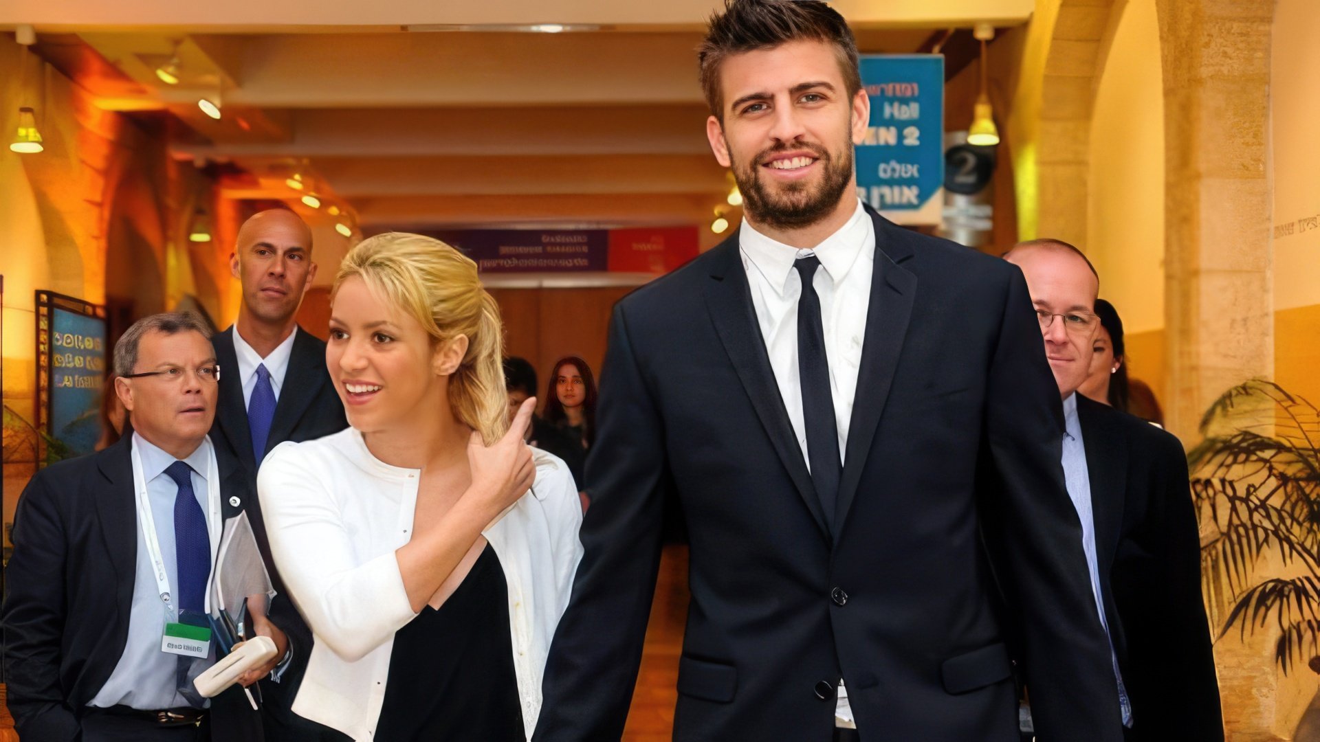 Shakira with Gerard Piqué