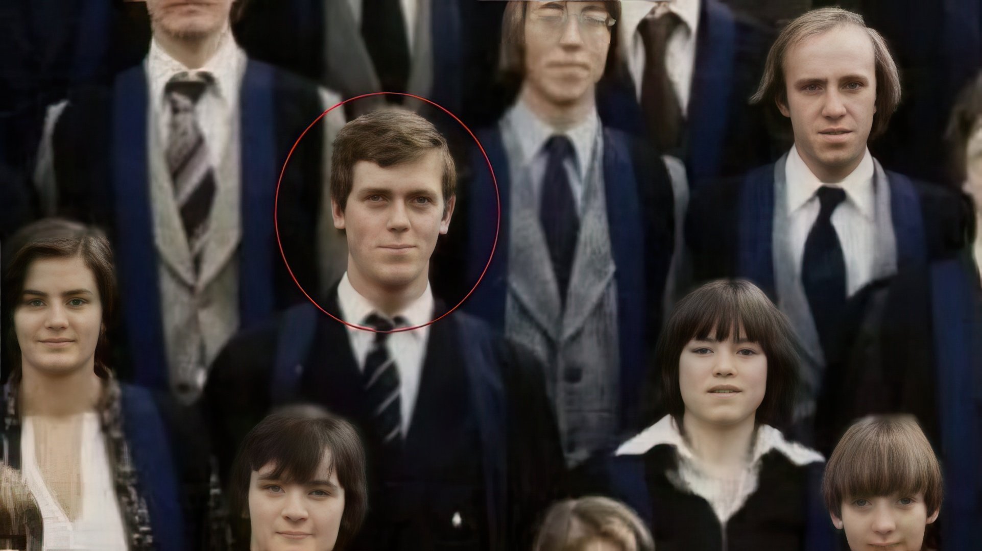 Hugh Laurie in his youth