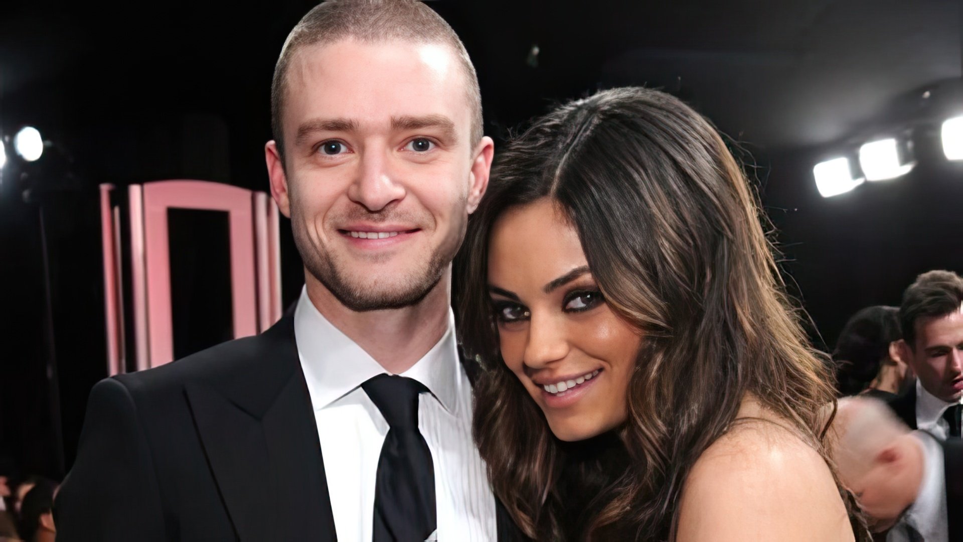 Justin Timberlake and Mila Kunis