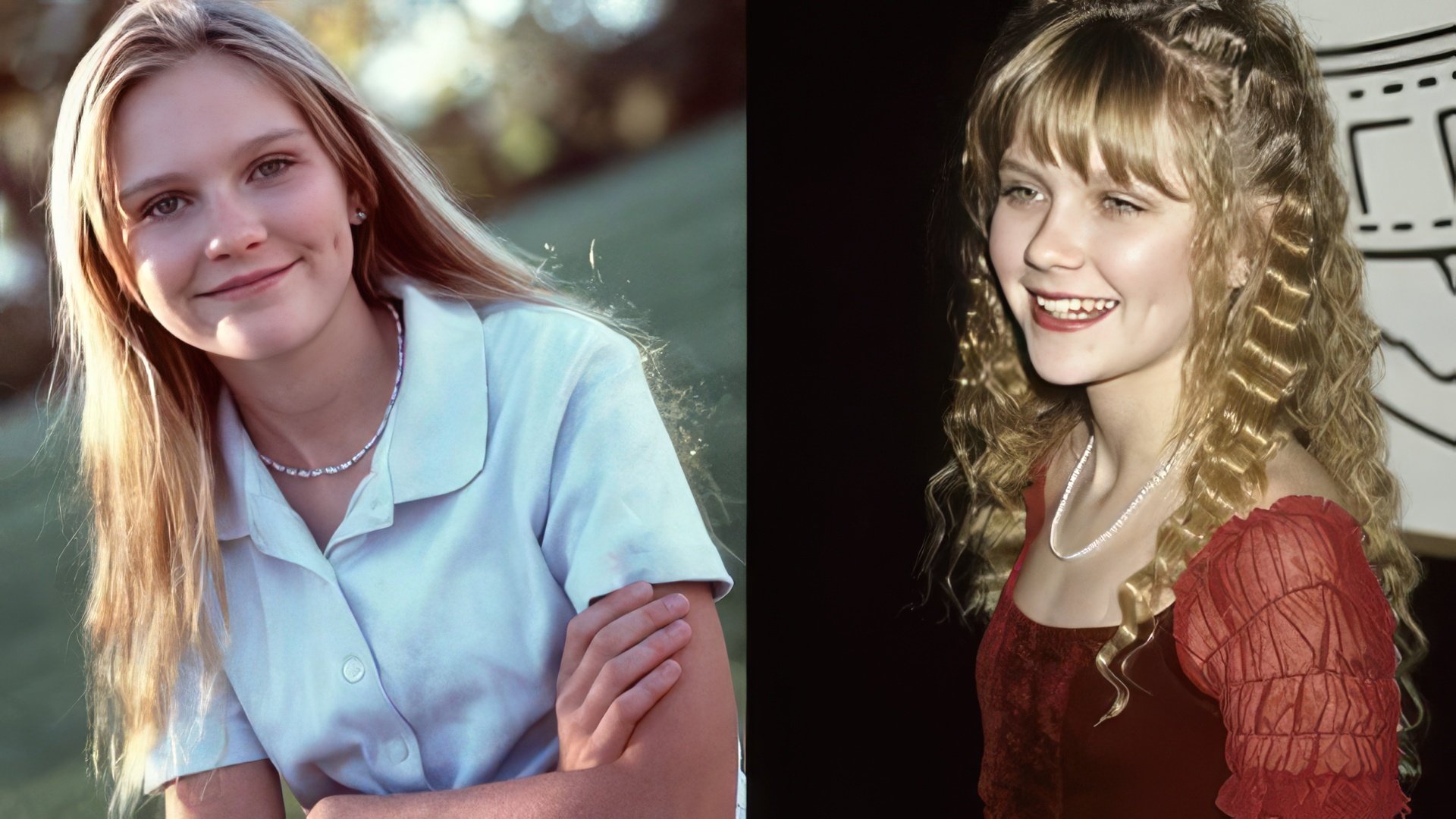 Kirsten Dunst during her school years