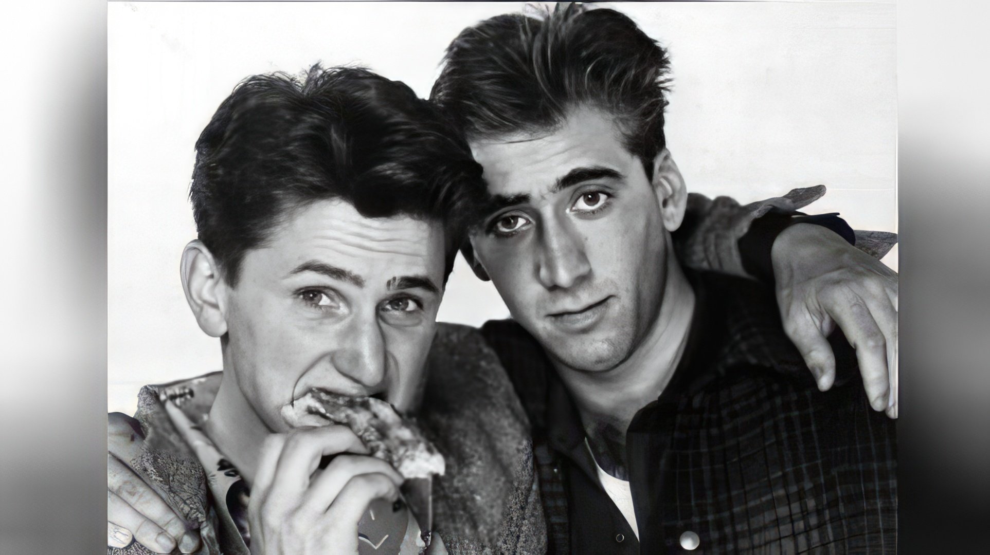 Nicolas Cage with young Sean Penn