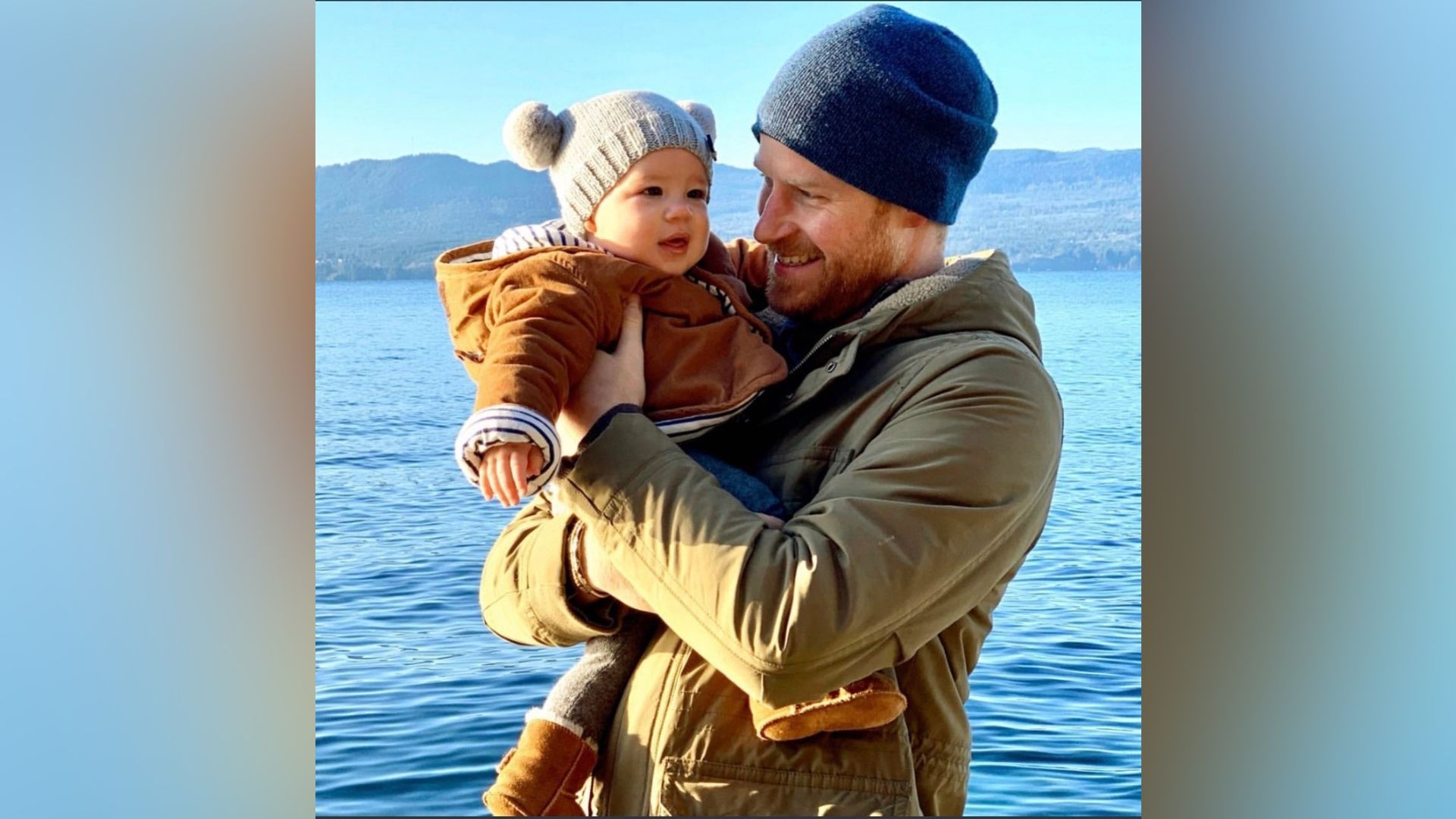 Prince Harry with his son Archie