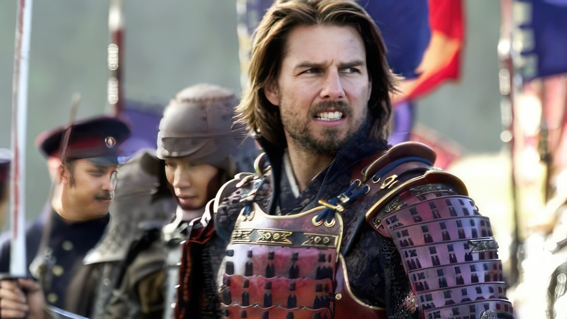 A shot from the movie "The Last Samurai"