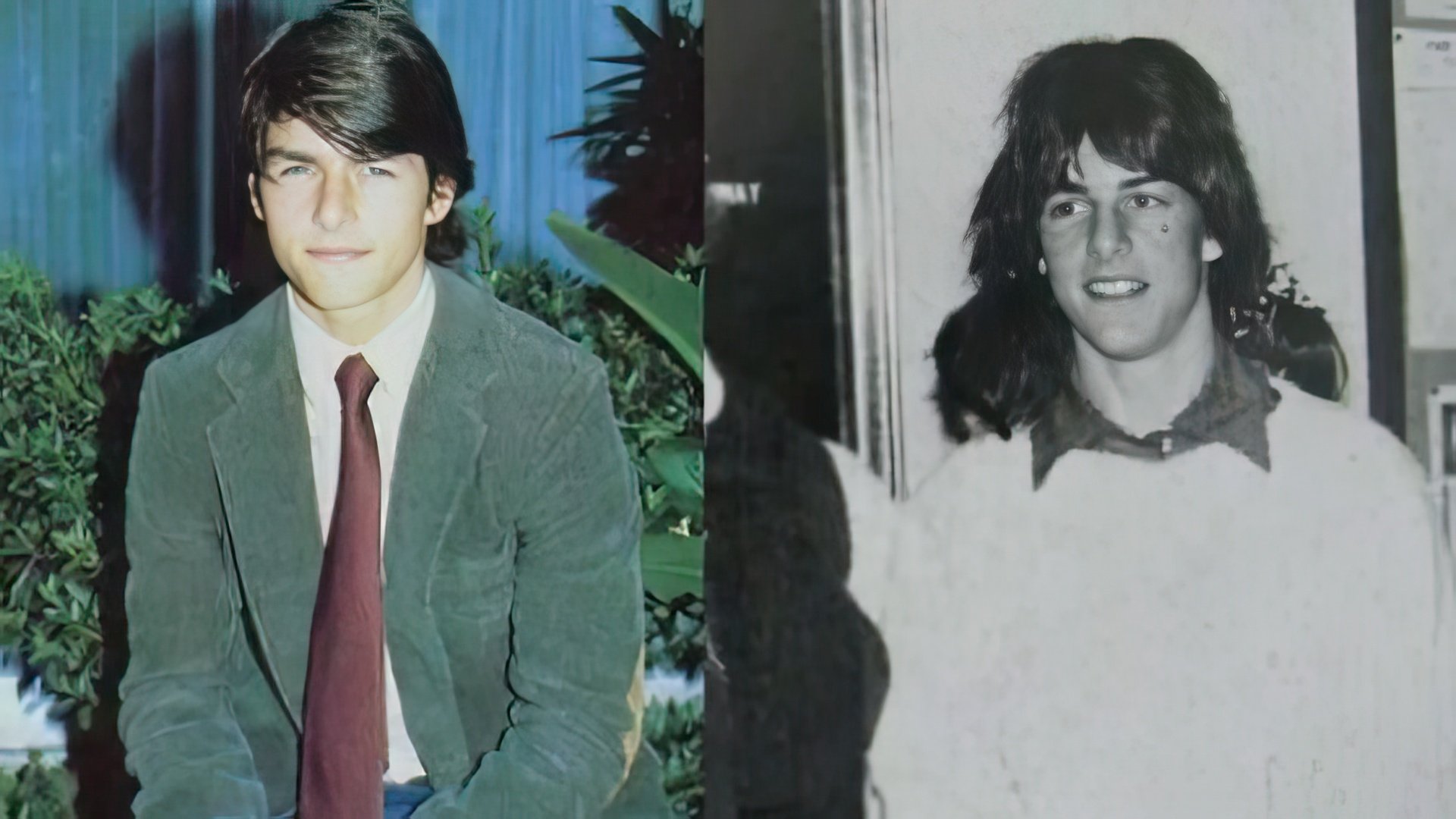A very young Tom Cruise