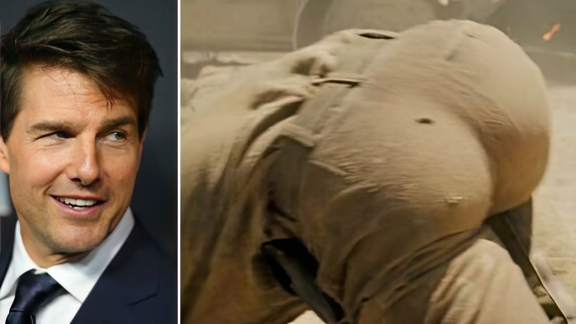Tom Cruise was accused of wearing false buttocks