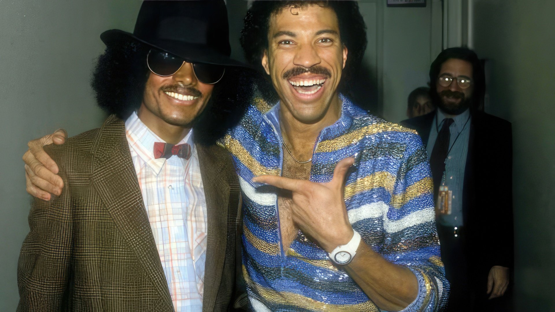 Michael Jackson and Lionel Richie