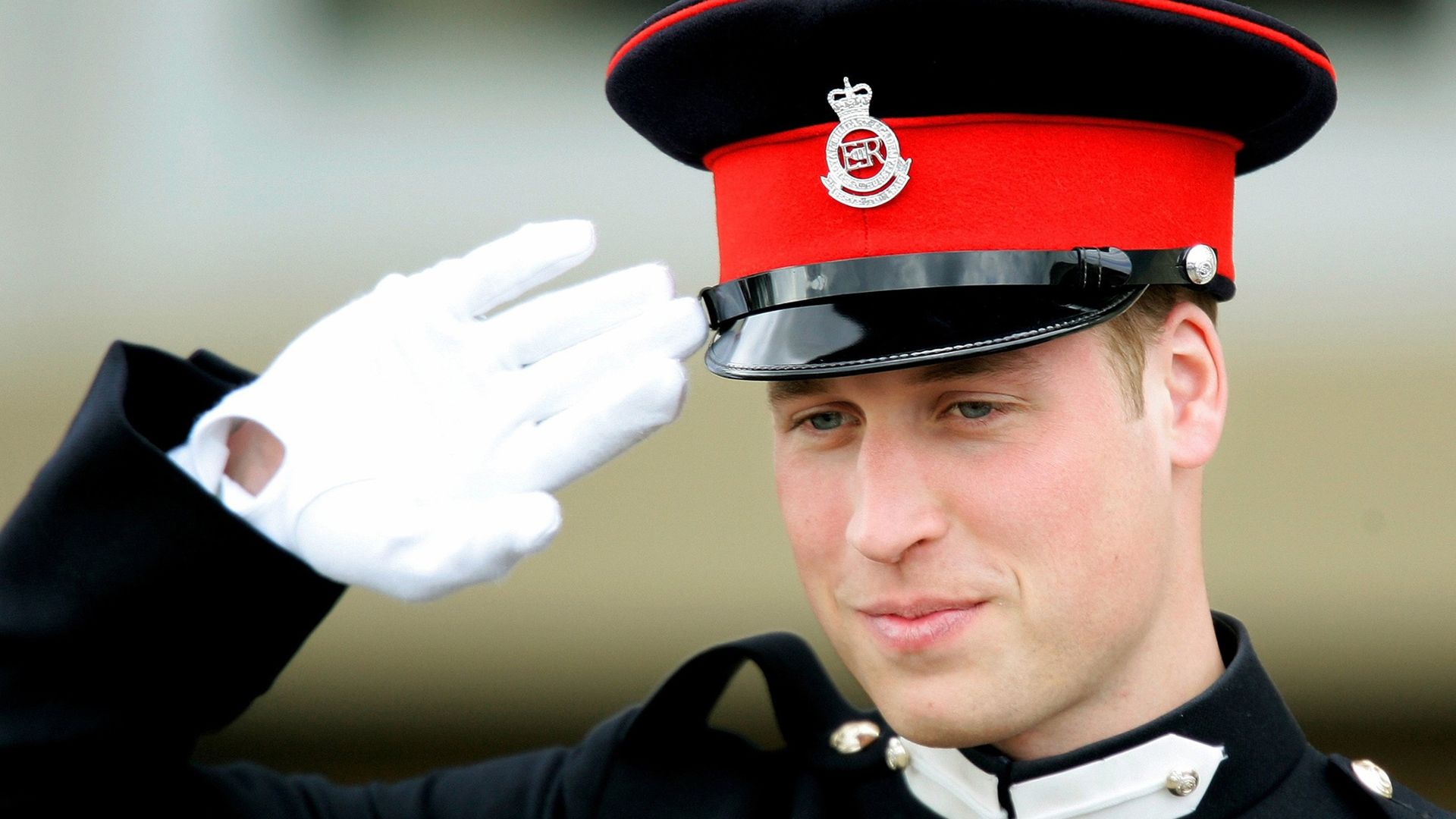 Prince William in the military academy