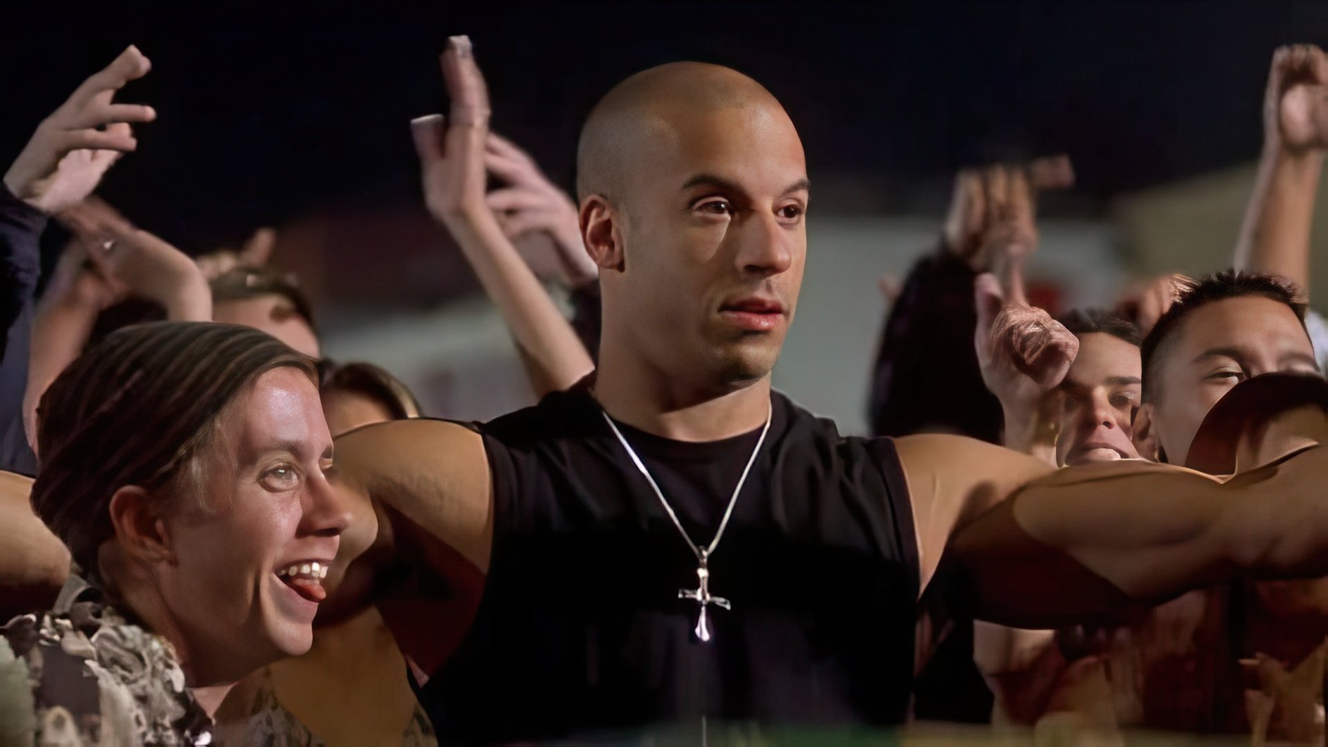 A shot from the first 'The Fast and the Furious' (2001)