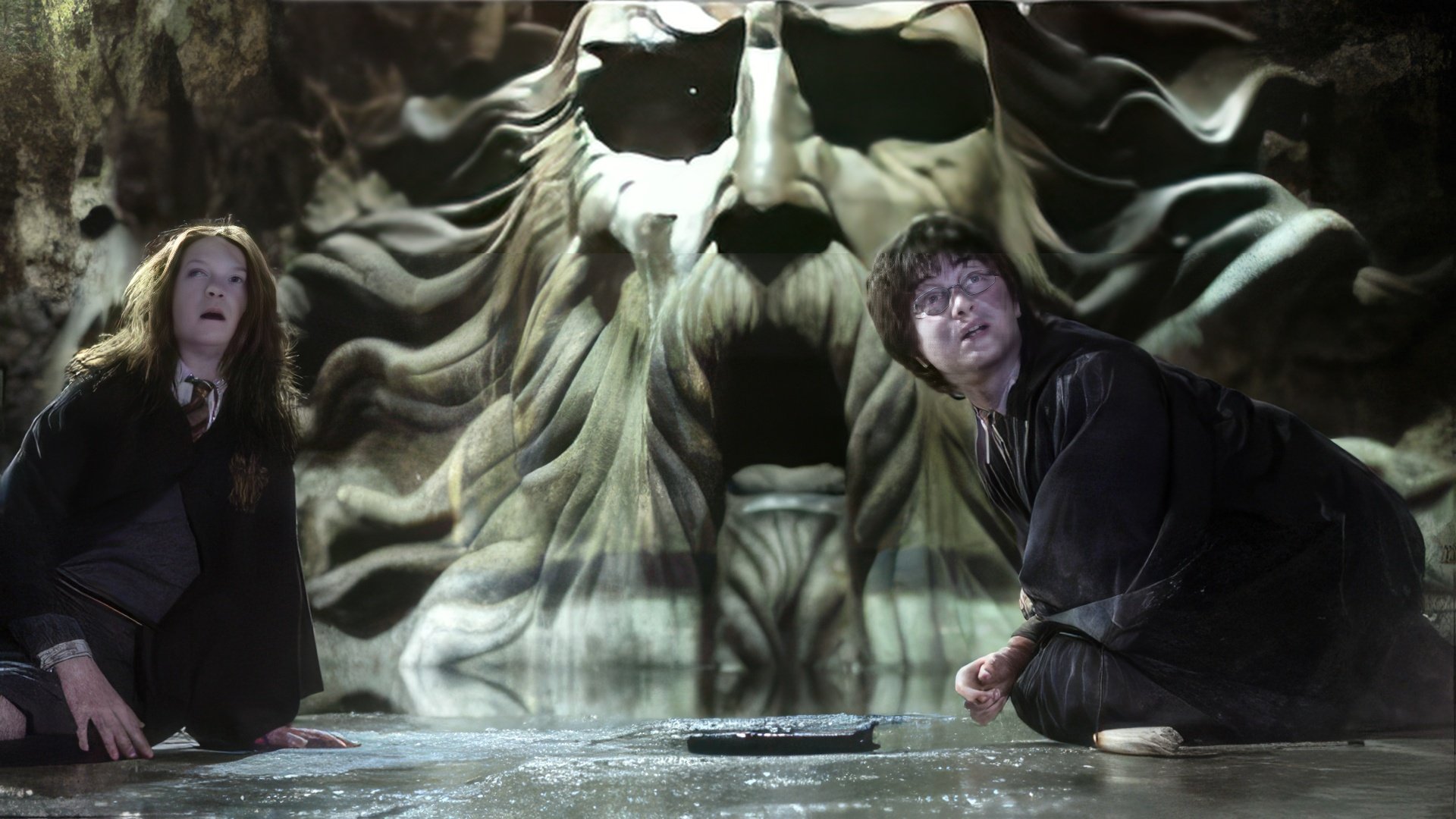 A still from Harry Potter and the Chamber of Secrets