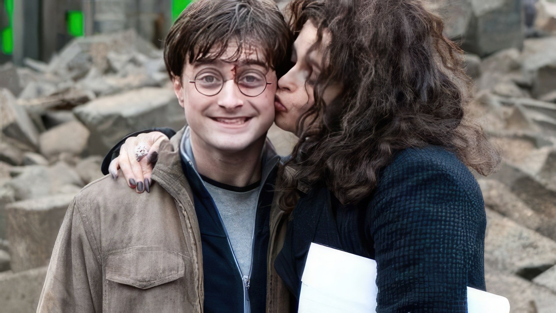 Daniel Radcliffe and Helena Bonham Carter