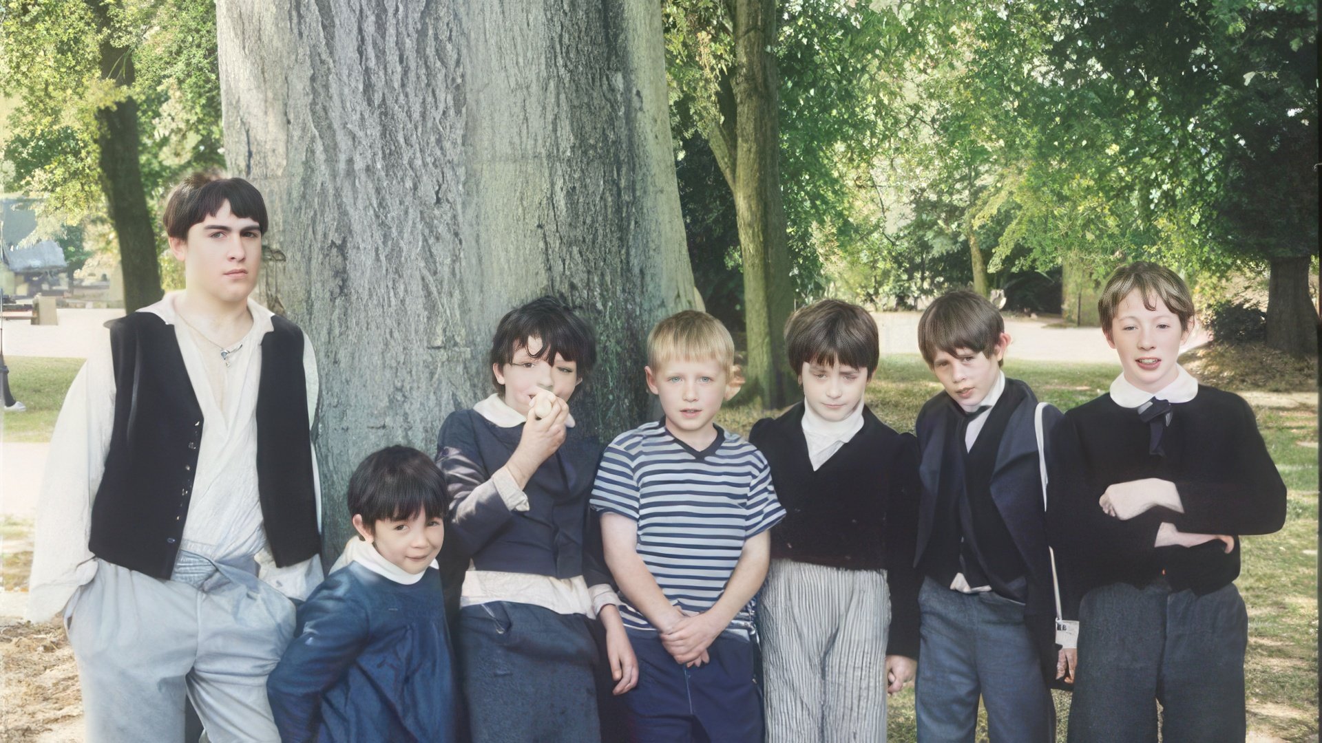 Daniel Radcfille as a kid (third from right)