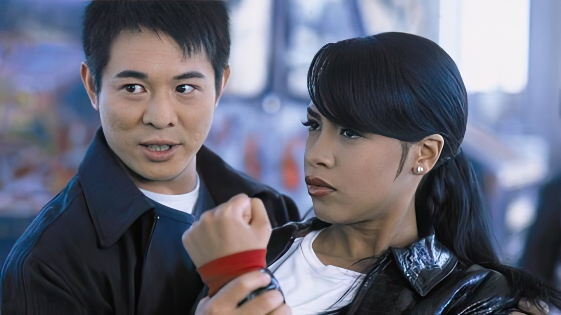 A shot from "Romeo Must Die" featuring Jet Li