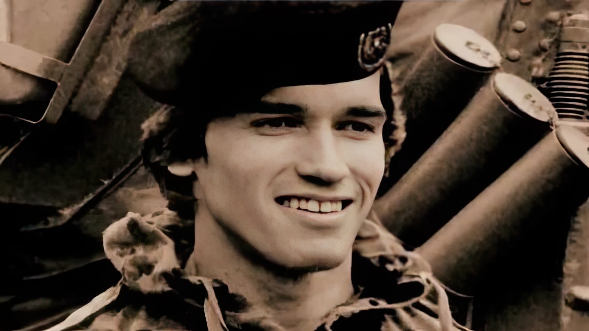 Arnold Schwarzenegger in the army
