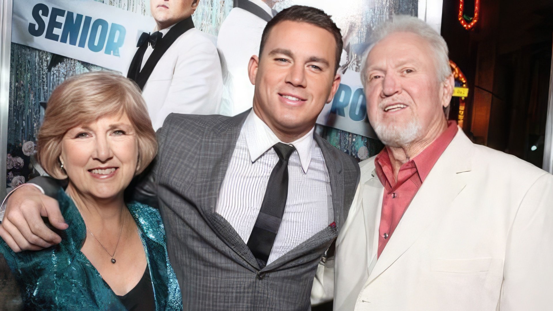 Channing Tatum with his parents