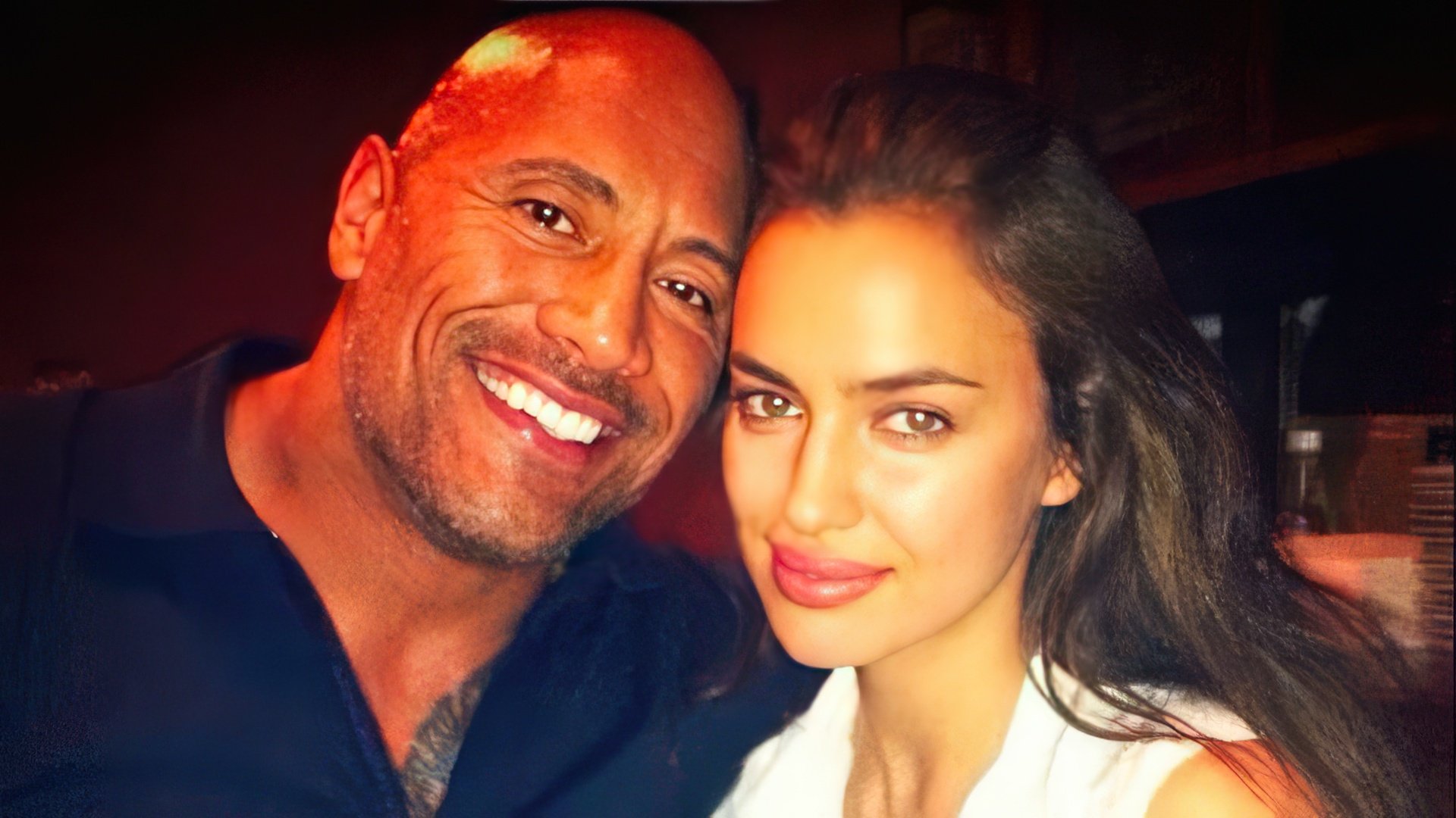 Dwayne Johnson and Irina Shayk