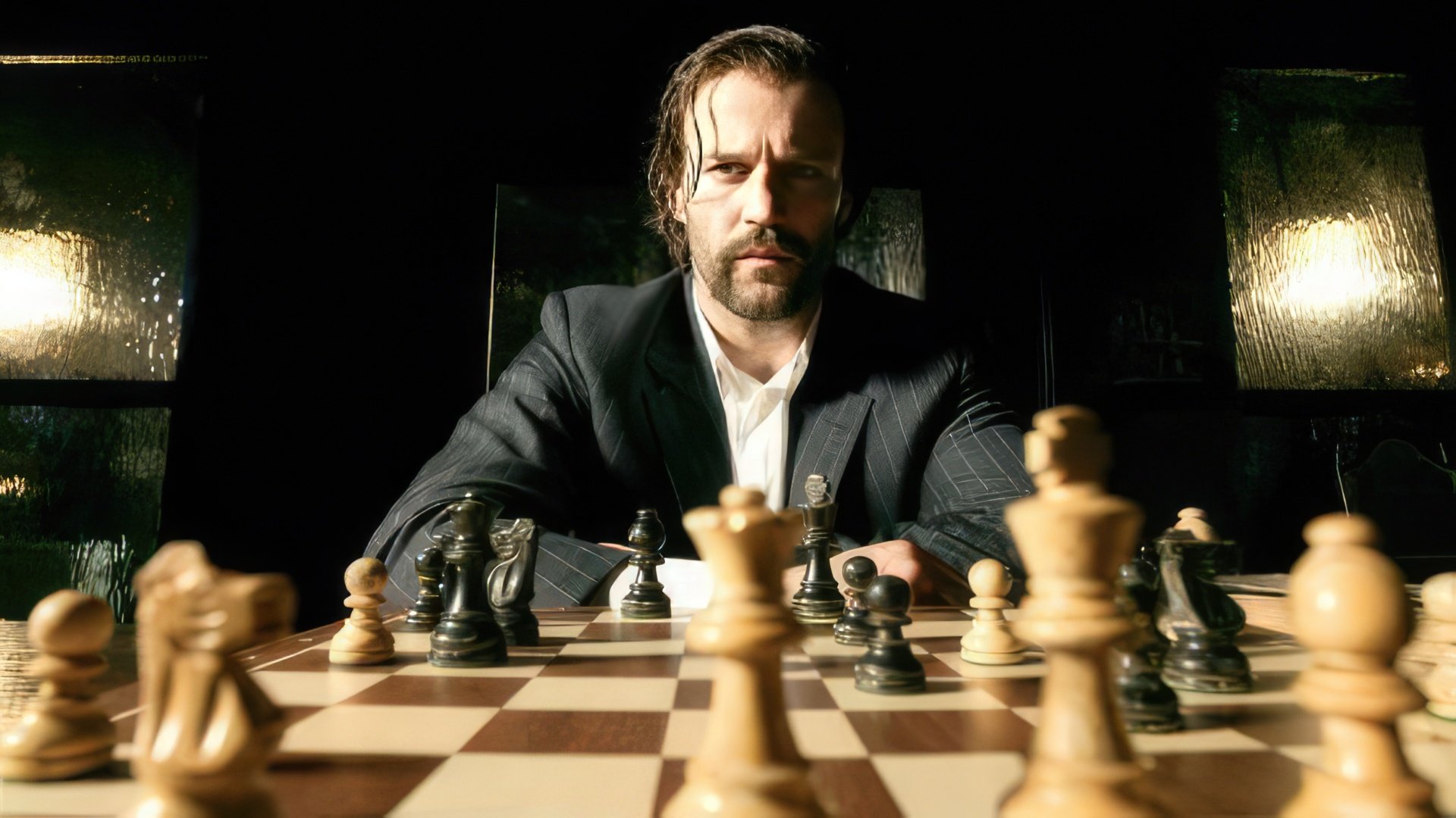 Hairy Jason Statham ("Revolver")