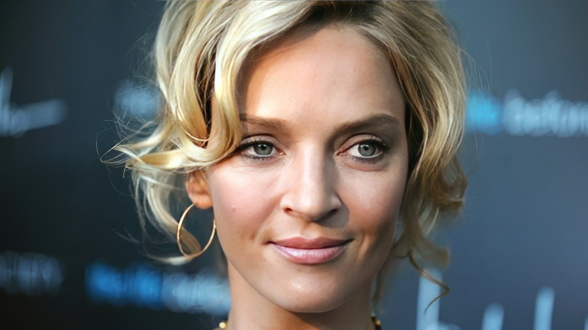 In the photo: Uma Thurman