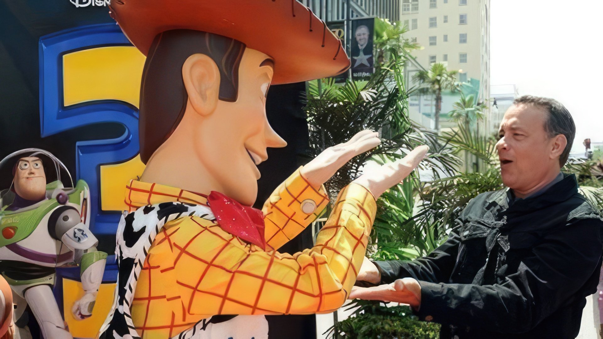 In Toy Story 3, Tom Hanks voiced Sheriff Woody