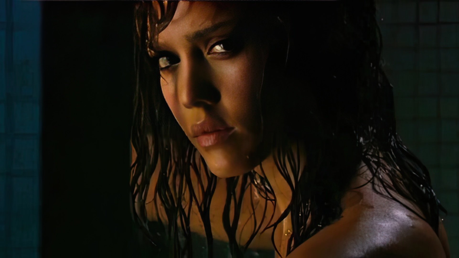 Jessica Alba in the movie Machete