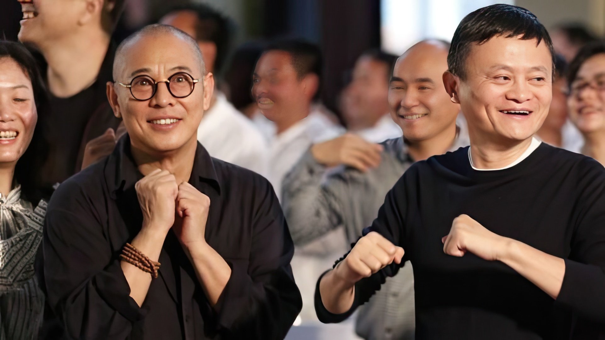 Jet Li and Jack Ma