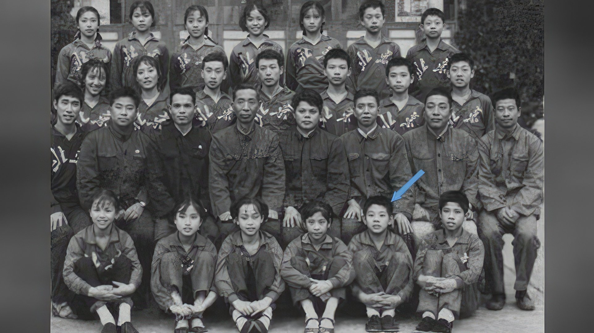 Jet Li at wushu school