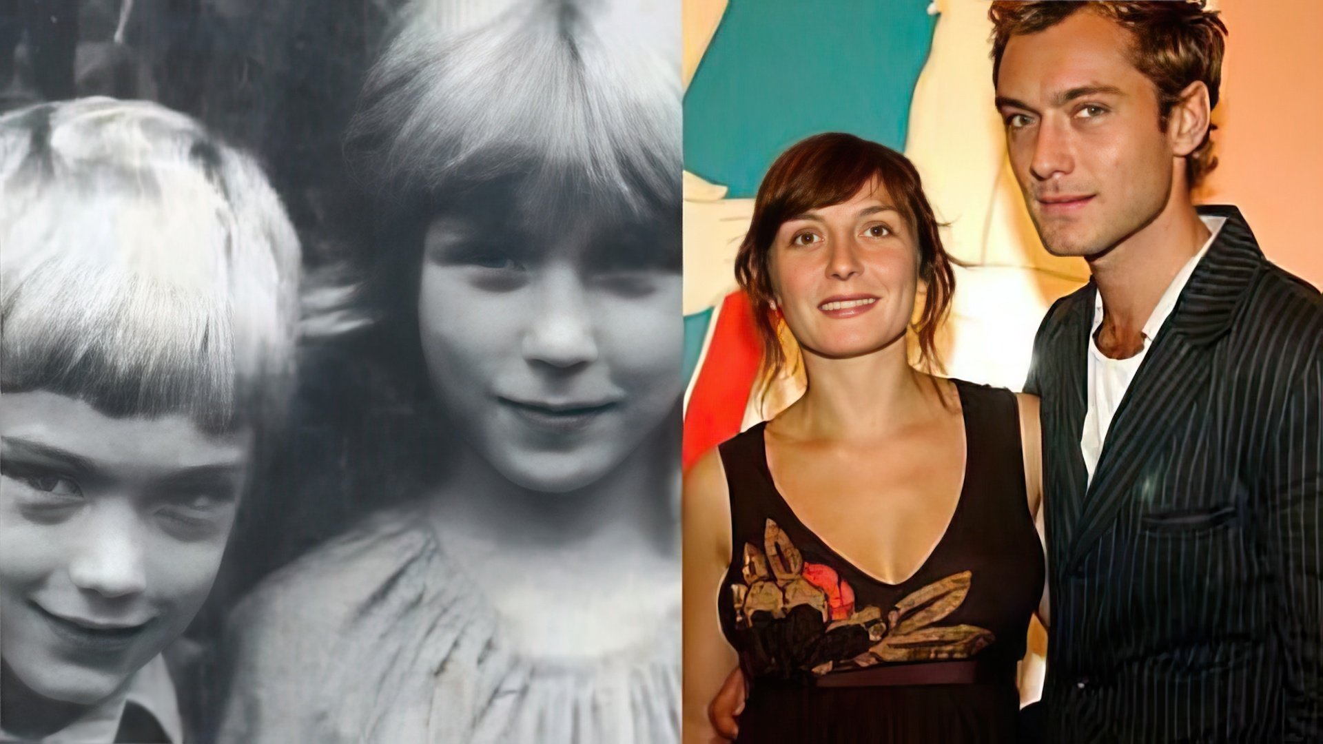 Jude Law with sister Natasha
