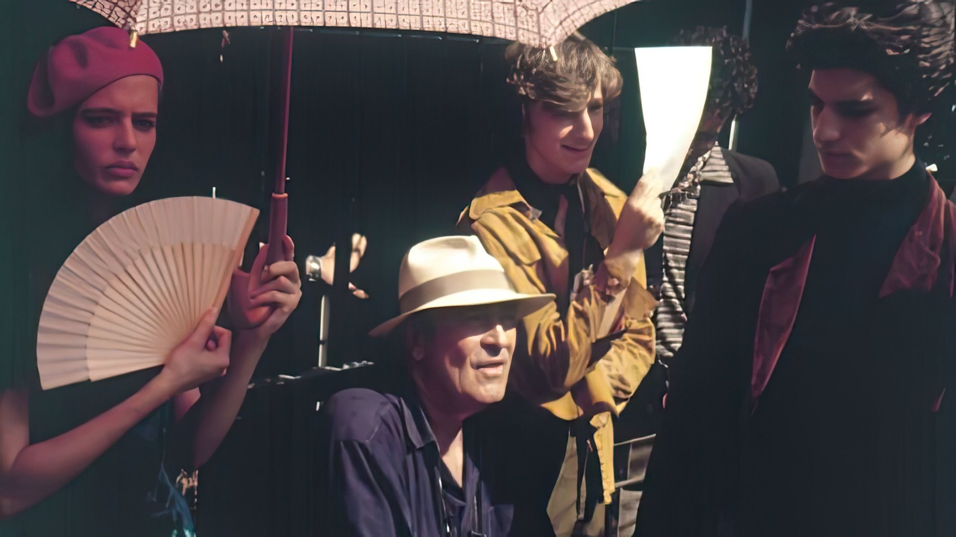On the set of The Dreamers