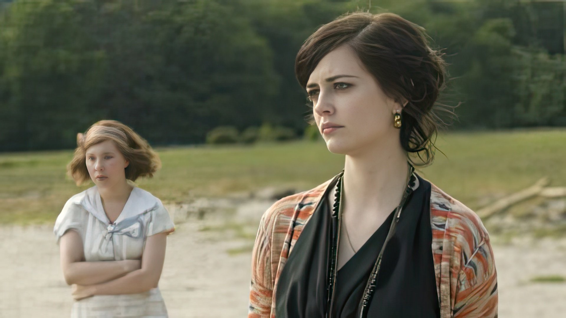 On the set of the film Cracks