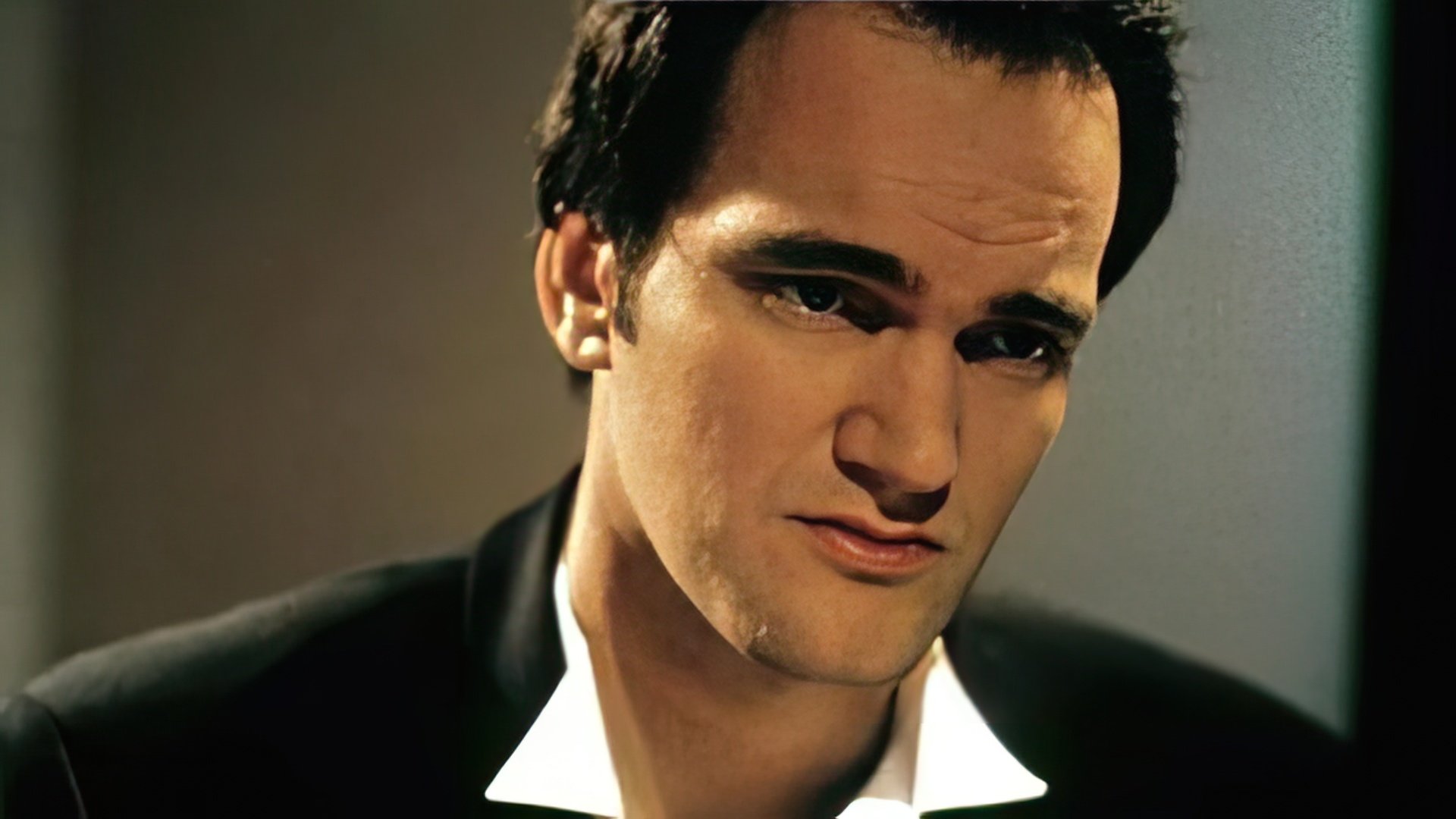 Quentin Tarantino as a young man
