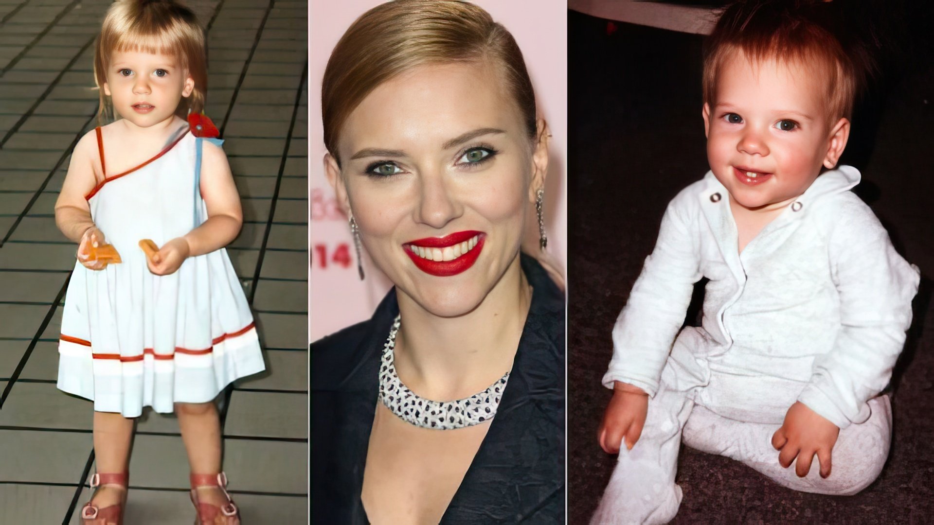 Scarlett Johansson as a child