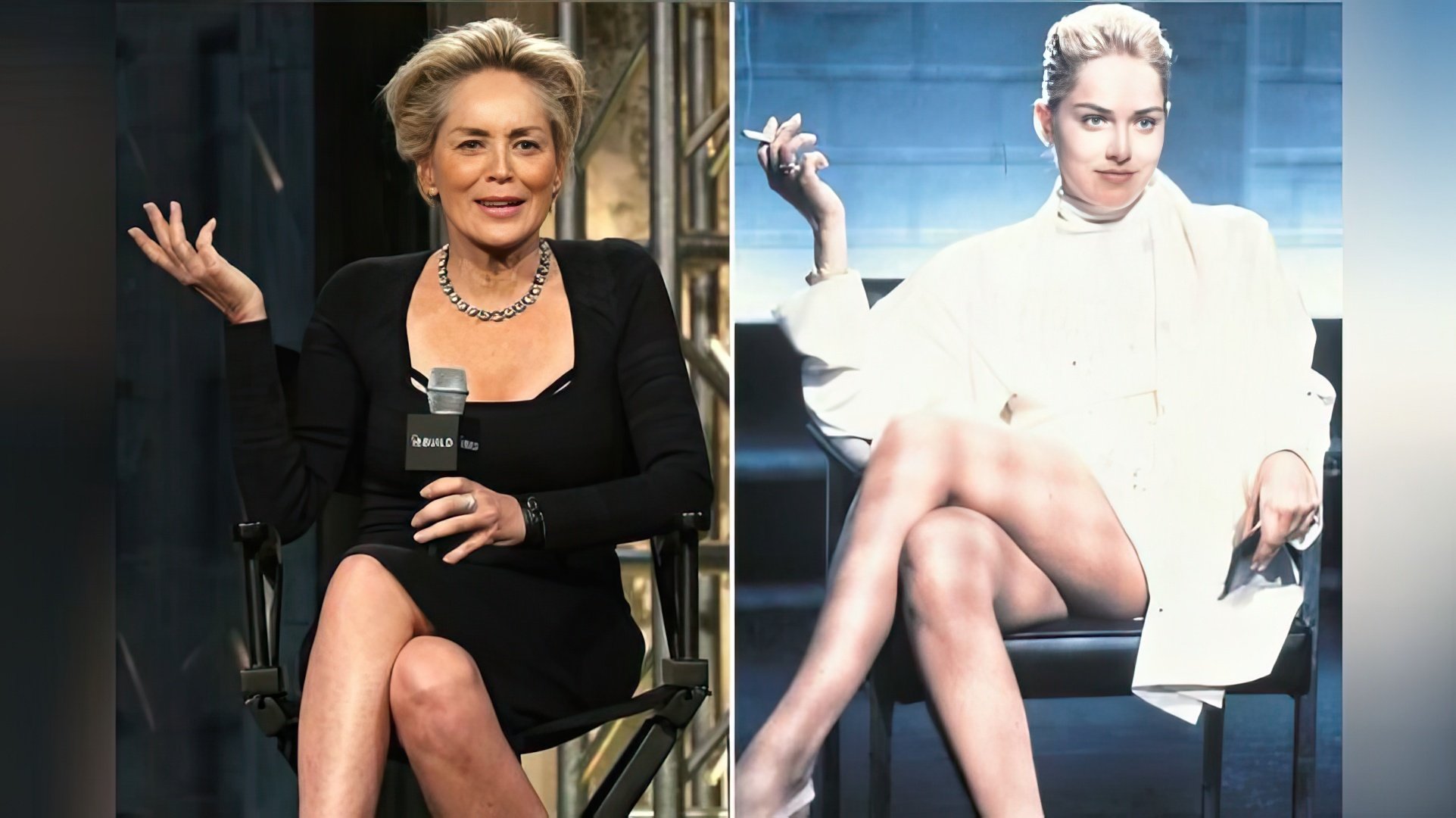 Sharon Stone: Then and Now